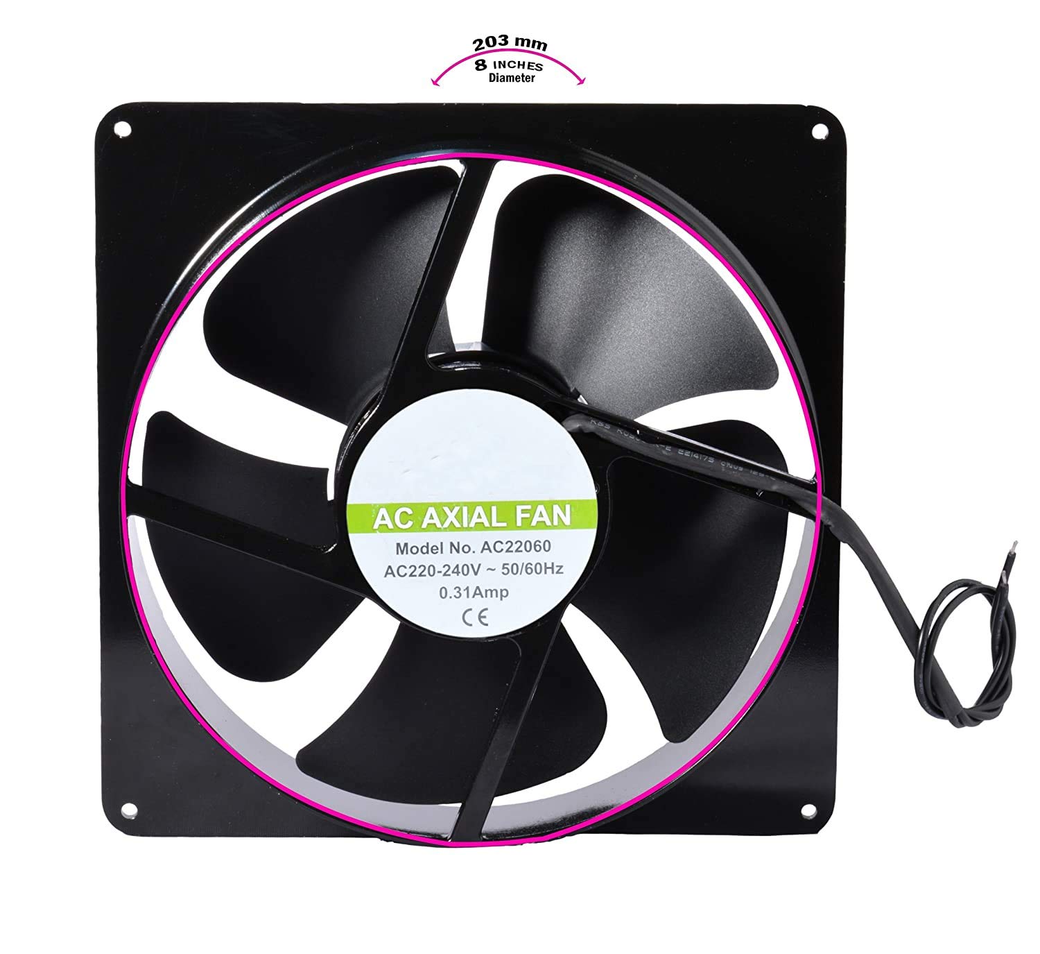 Vendoz Sunflow AC Medium Kitchen Exhaust Aluminium Fan, 8.70