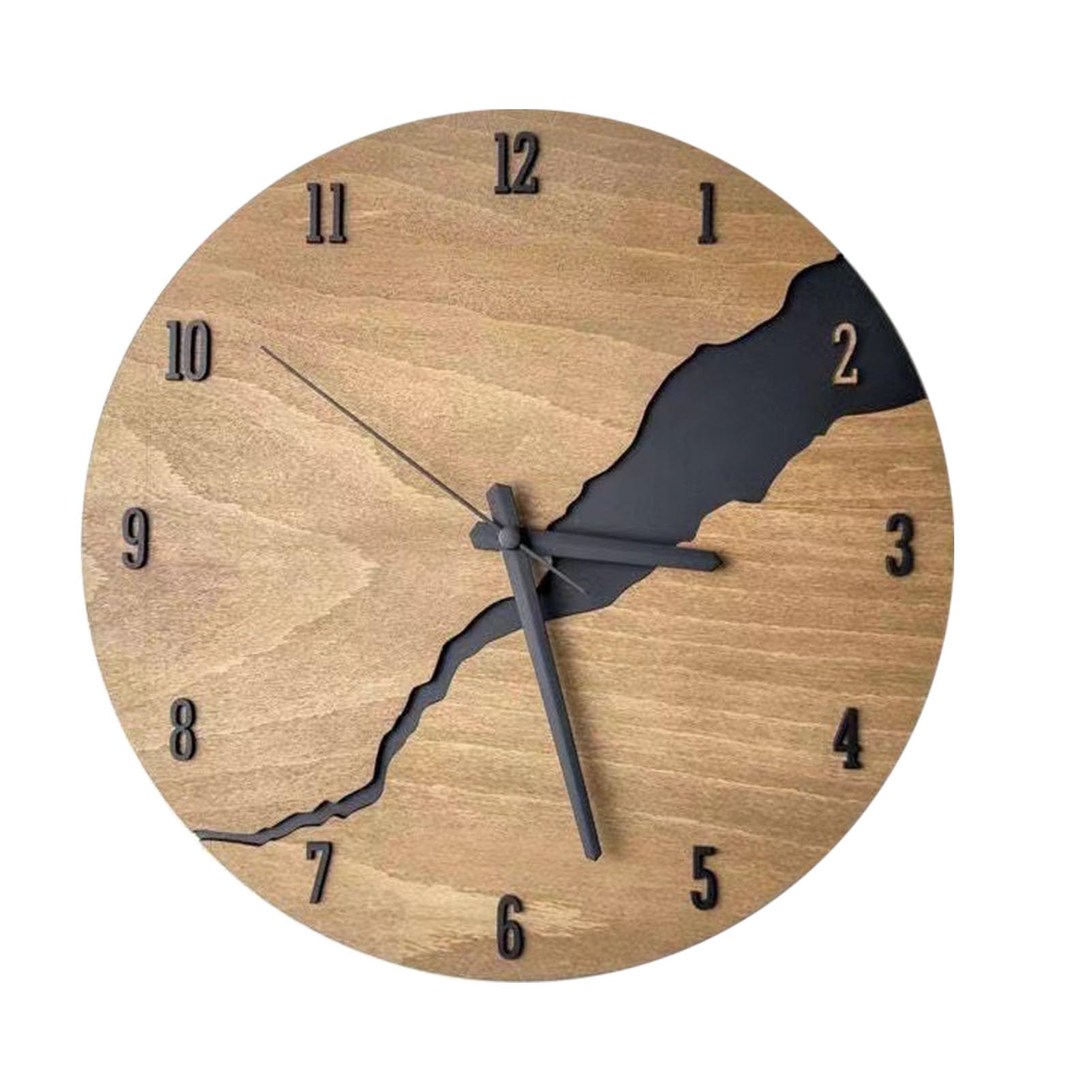 Horloge de ferme rustique en bois pour créer un salon cosy et accueillant