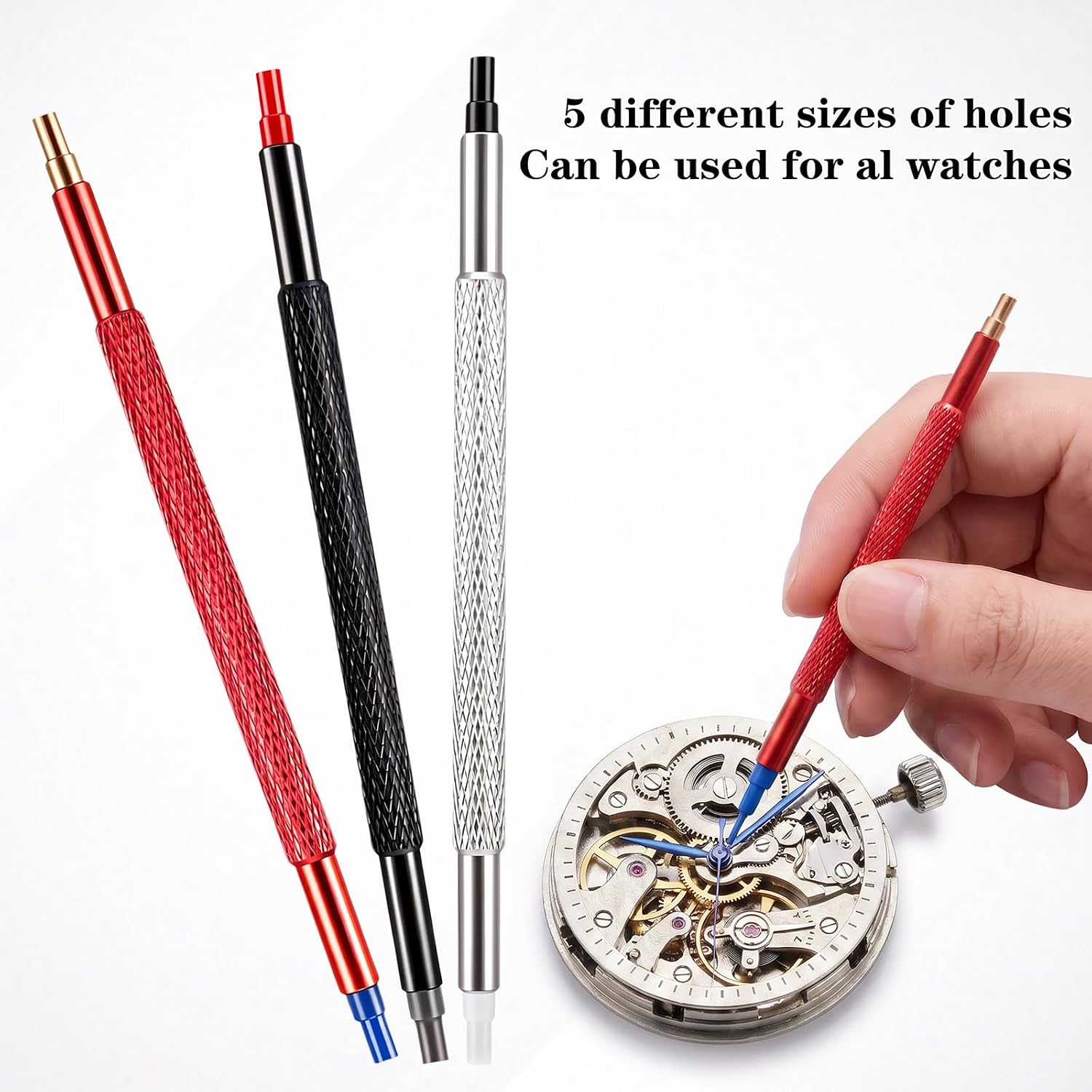 cobee 5 Set Watch Repair Tools Kit, Watch Hand Press Tool