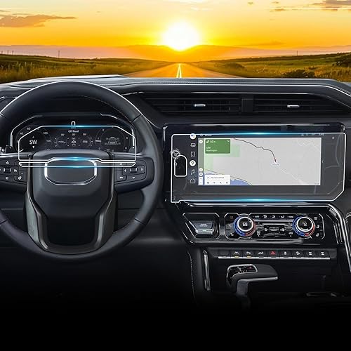 Miniatura 10 de Protector de pantalla YEE PIN 2022 GMC 2022, accesorios para GMC Sierra 2022, protector de pantalla GMC Sierra 2022 de 13.4 pulgadas para GMC 1500