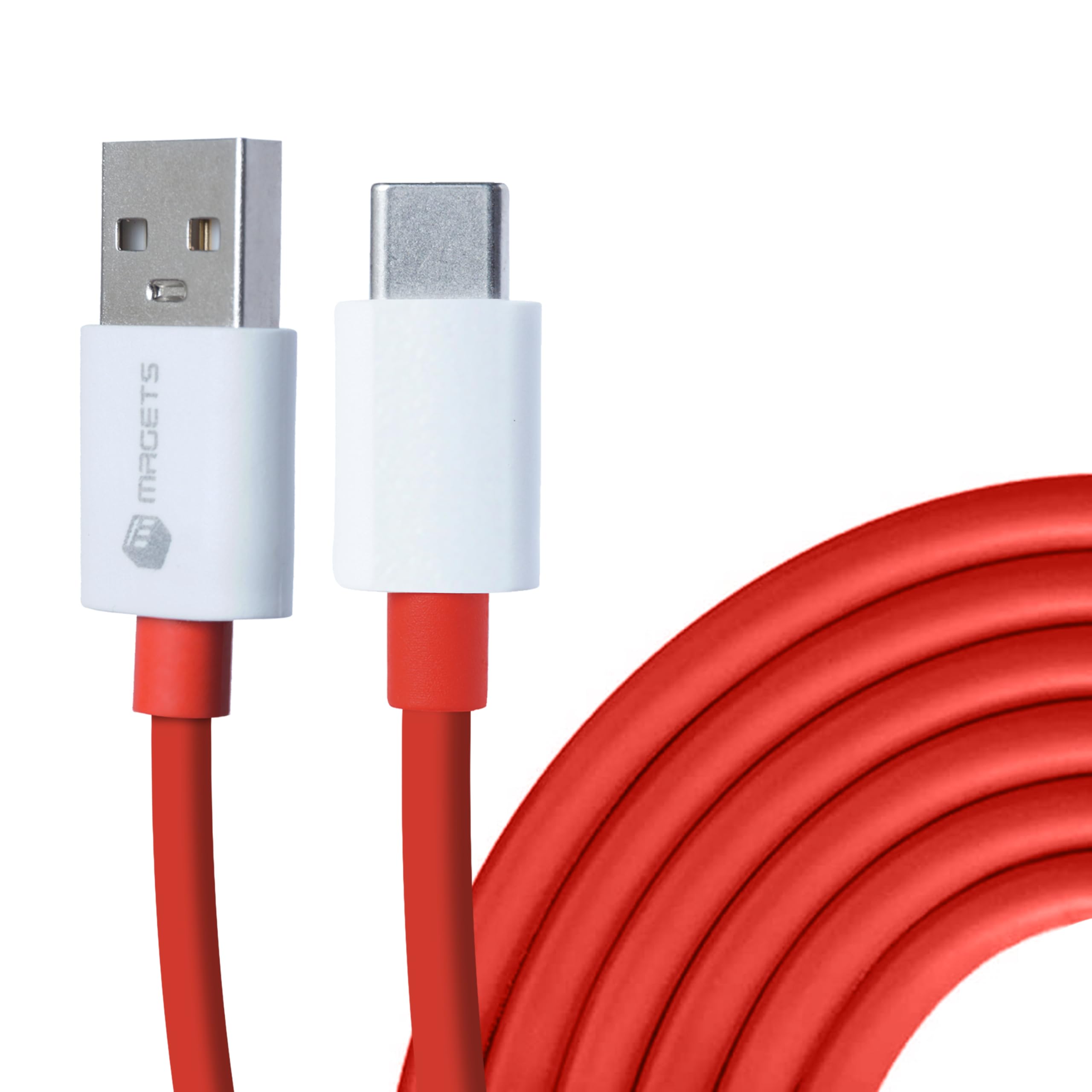 MAGETS 4A USB to Type-C Charging Cable, Stable Input & Output, 480 Mbps Speed, Tangle-Free 1.2 M Cable, Compatible with iPhone 13,14,15,16, Samsung, Oppo, Vivo, OnePlus (B0D8772D9G) Amazon Price History, Amazon Price Tracker