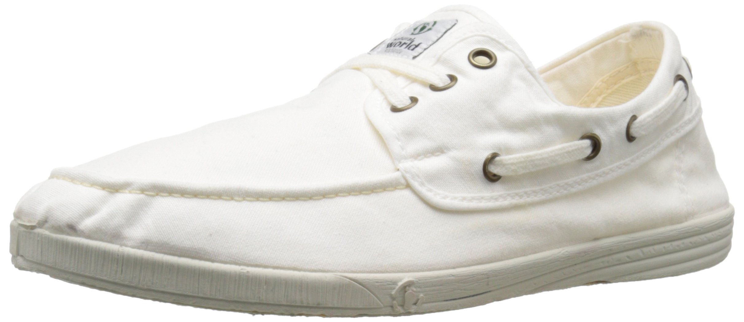 Natural World Men's Nautico Flat White Size: 43 M EU