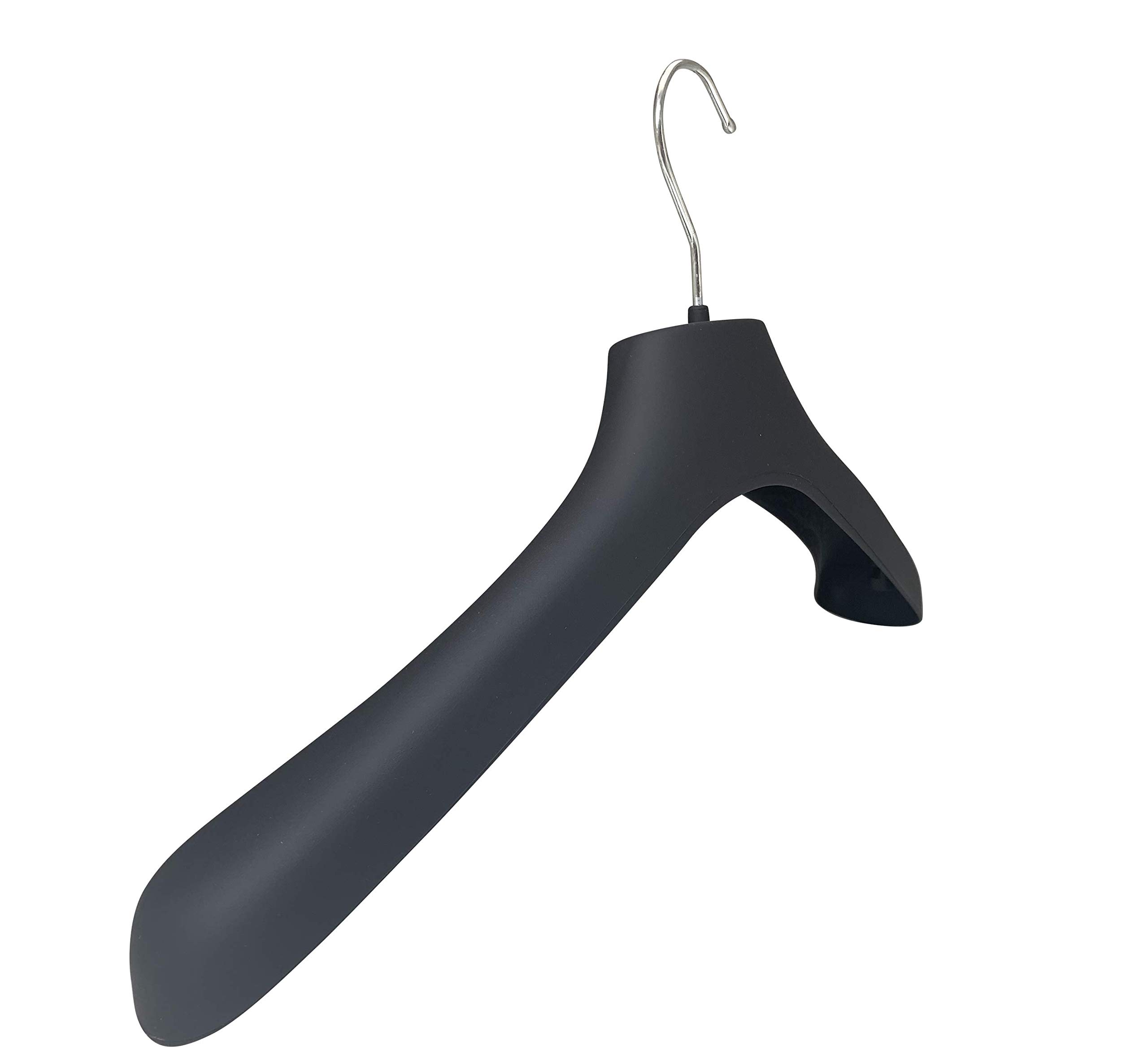 Kiroplast 10 Kleiderbügel aus Gummi, rutschfest, für Hühner und Jacken, Krücken, Gummi, extragroß, 42 cm