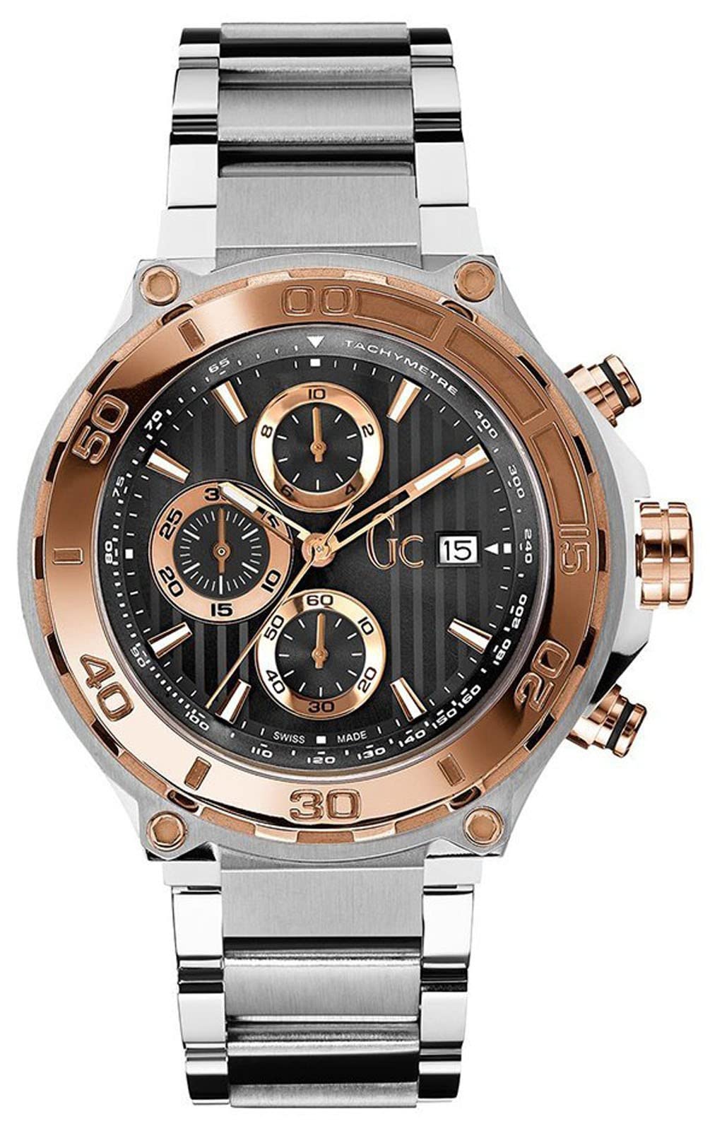 GC Men's Watch X56008G2S, Silver, Casual