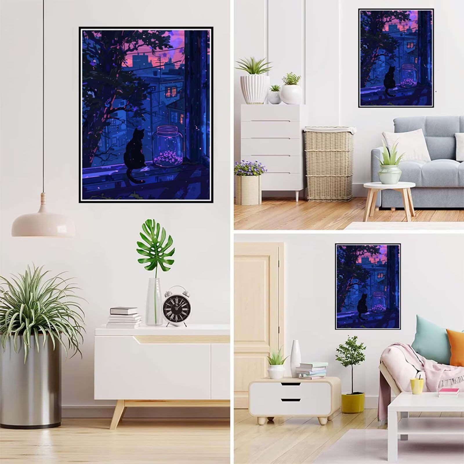 Diamentowe zestawy do malowania diamentami dla dorosłych, 5D Dimond Art Houses Gem Arts and Crafts Paintings, zestaw do haftu krzyżykowego, hobby dla dorosłych i kobiet, dekoracja pokoju, 80 x 110 cm
