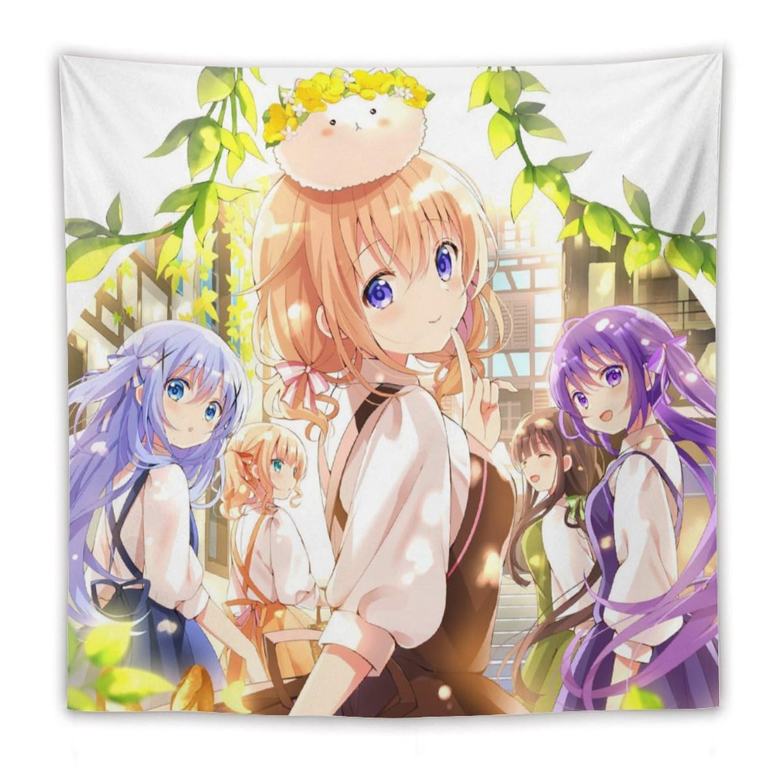 Amazon.co.jp: タペストリー ごちうさ チノ ココア 保登心愛