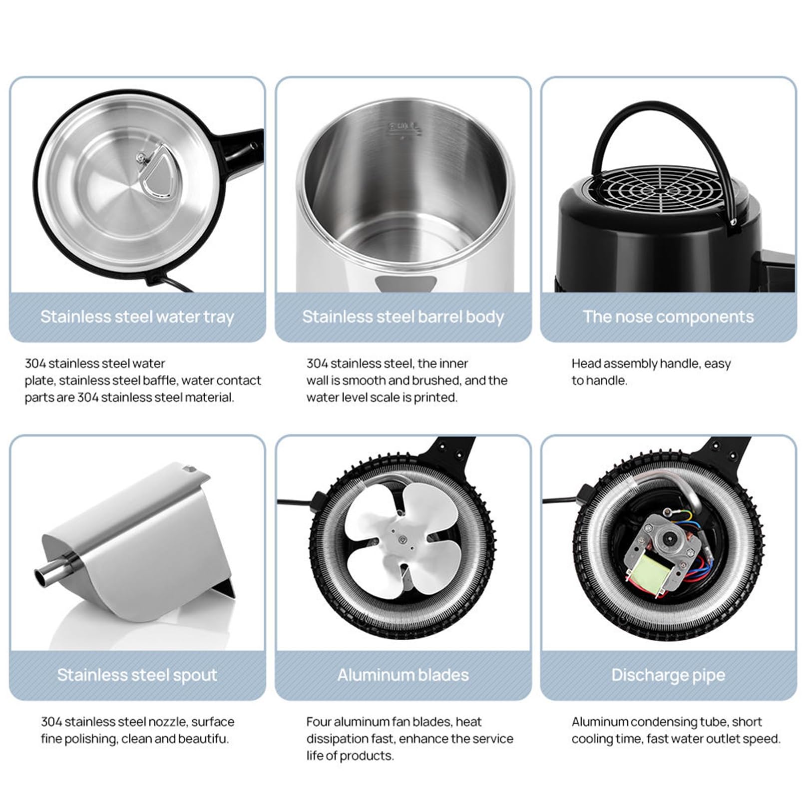 Destilador De Agua con Recipiente De Vidrio Máquina For Fabricar Agua Destilada De 4 litros con Control De Temperatura Purificador De Agua Eléctrico For Destilación De Agua En El Hogar