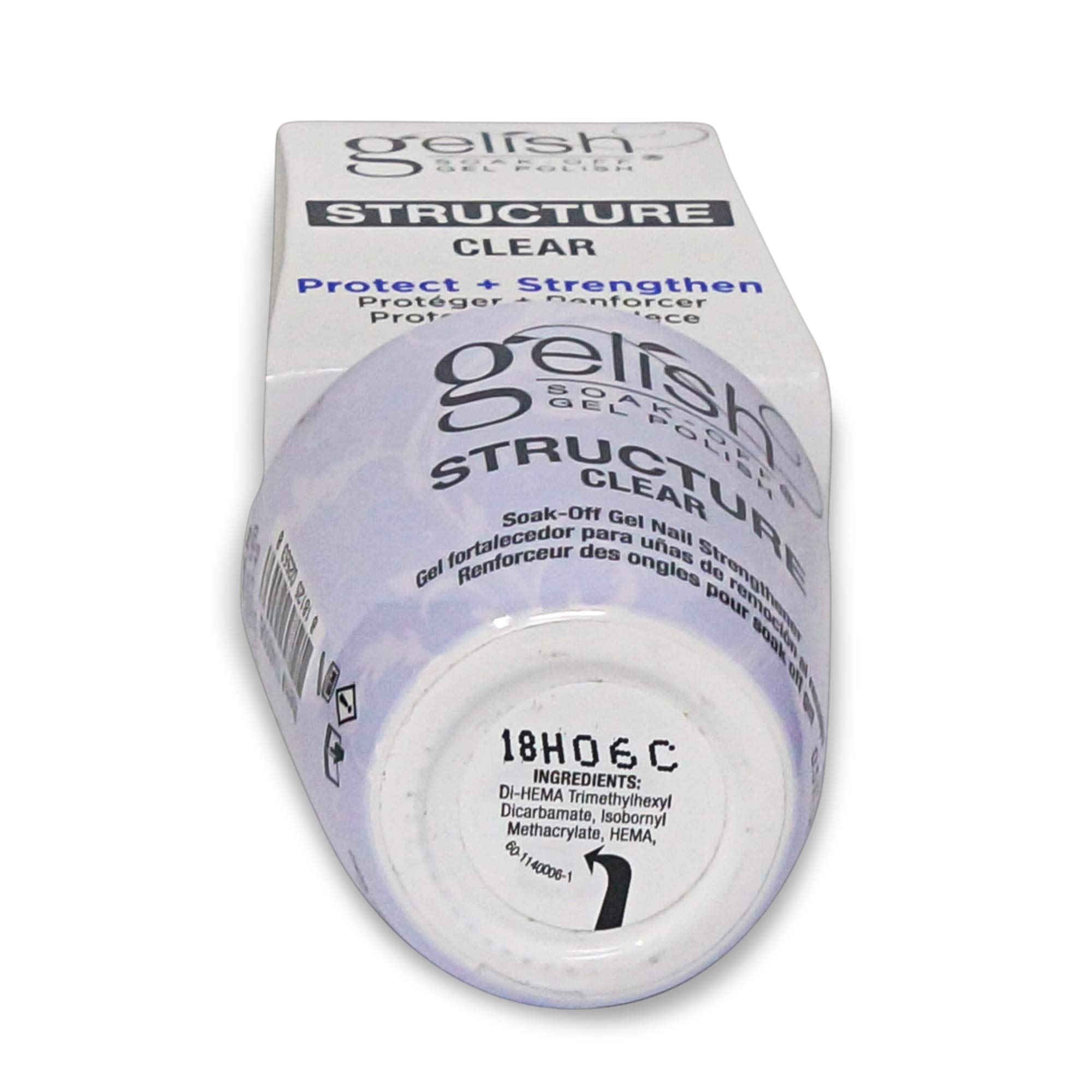 Gelish Soak Off Gel Polish Structure Nail Strengthener Clear 15ml