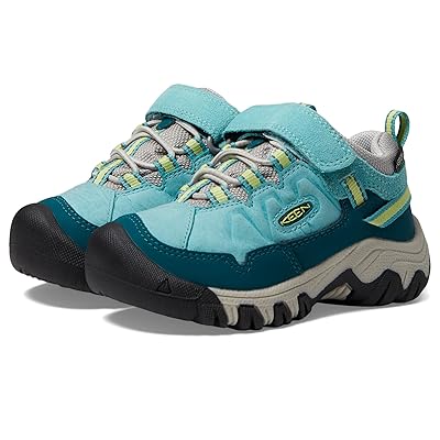 KEEN Kids Targhee 4 Low Height Durable Comfortable Waterproof (Toddler/Little Kid) Kids Shoes Reef Waters/Daiquiri Green