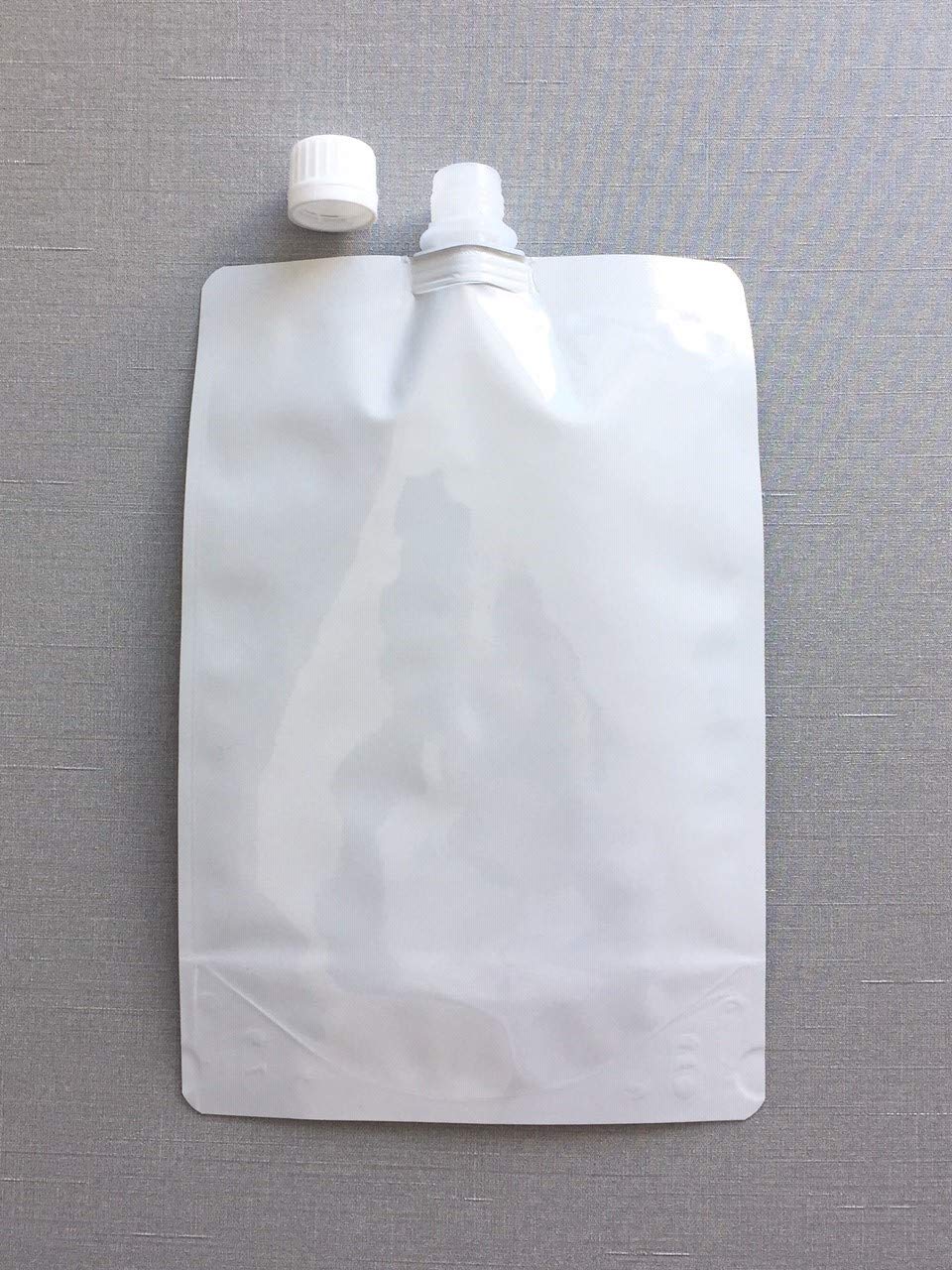 【約500個】500ml アルミ スタンドパウチ＆パウチスタンド/漏斗 Amazon.co.jp: 【バリア性の高いアルミ+白印刷 詰替容器Ibis500