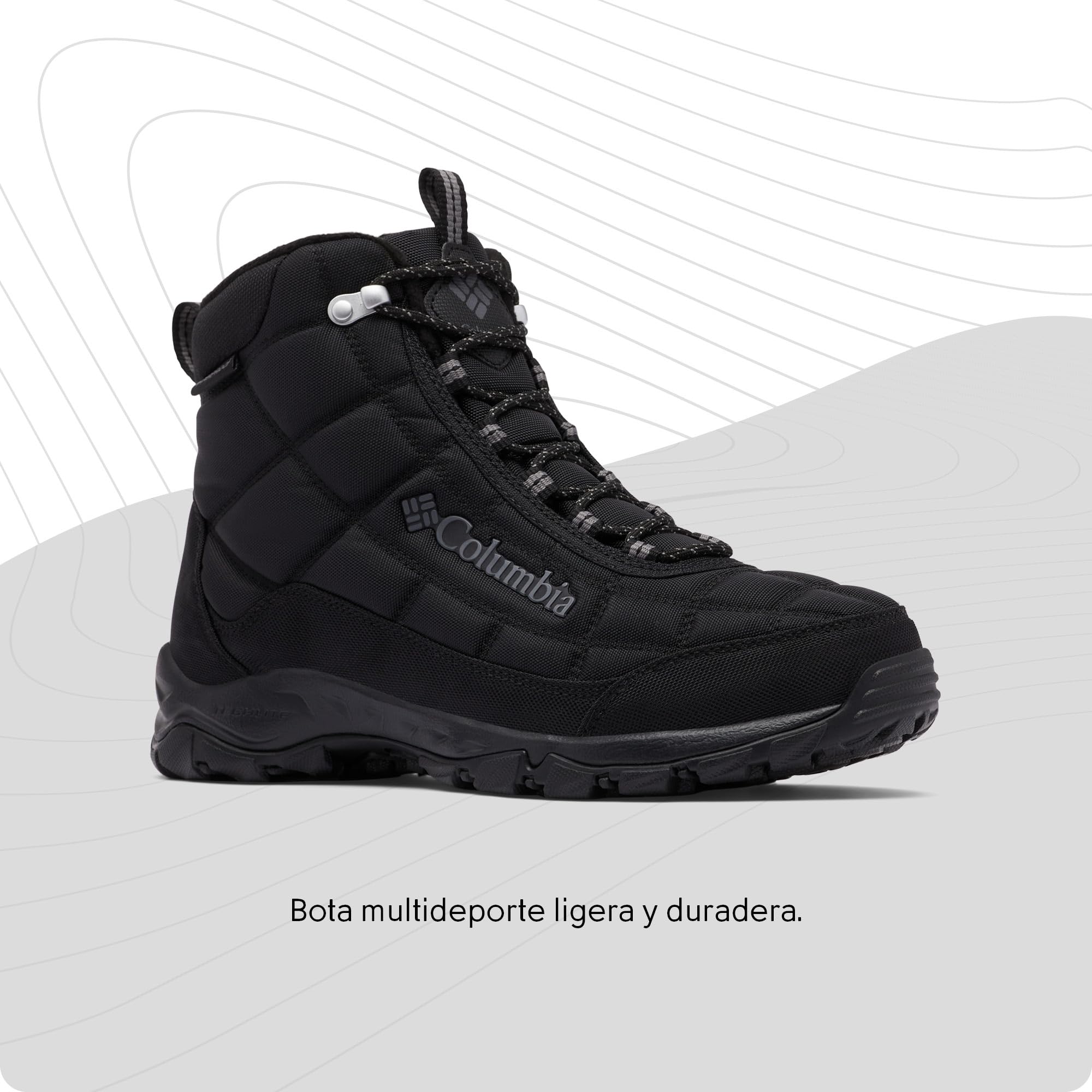 Columbia Botas de Nieve para Hombre, FIRECAMP
