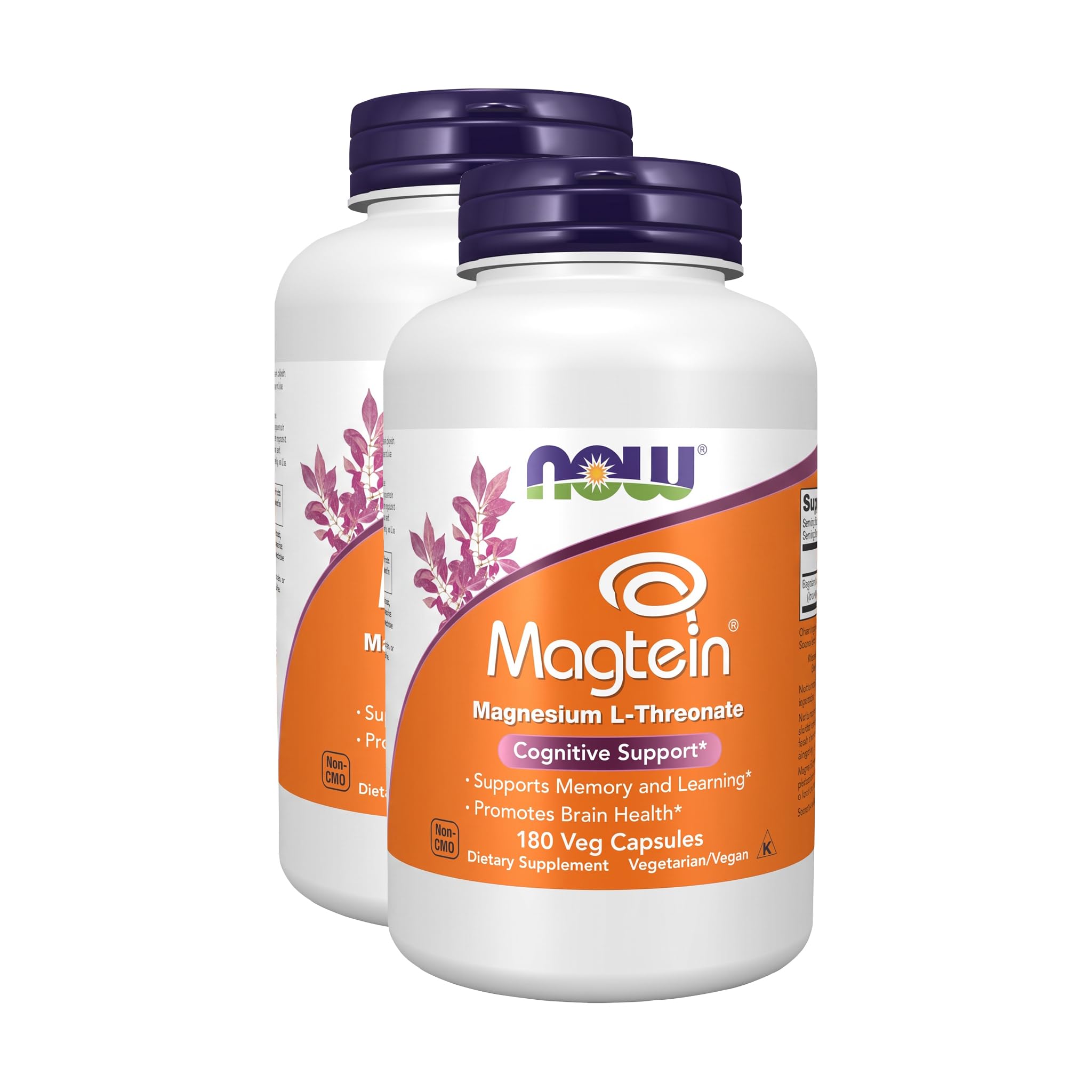 NOW Supplements, Magtein® with patented form of Magnesium, 90 Veg Caps — Amazon image 11