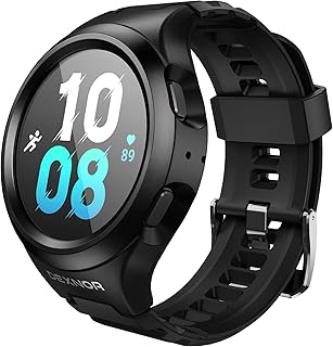 Dexnor for Galaxy Watch 4,Galaxy Watch 5 Case with Band 44mm,[Built-in Adjustable Band & Screen Protector] Rugged Military Grade Shockproof Cover with Band for Samsung Watch 4/5-44mm Women Men