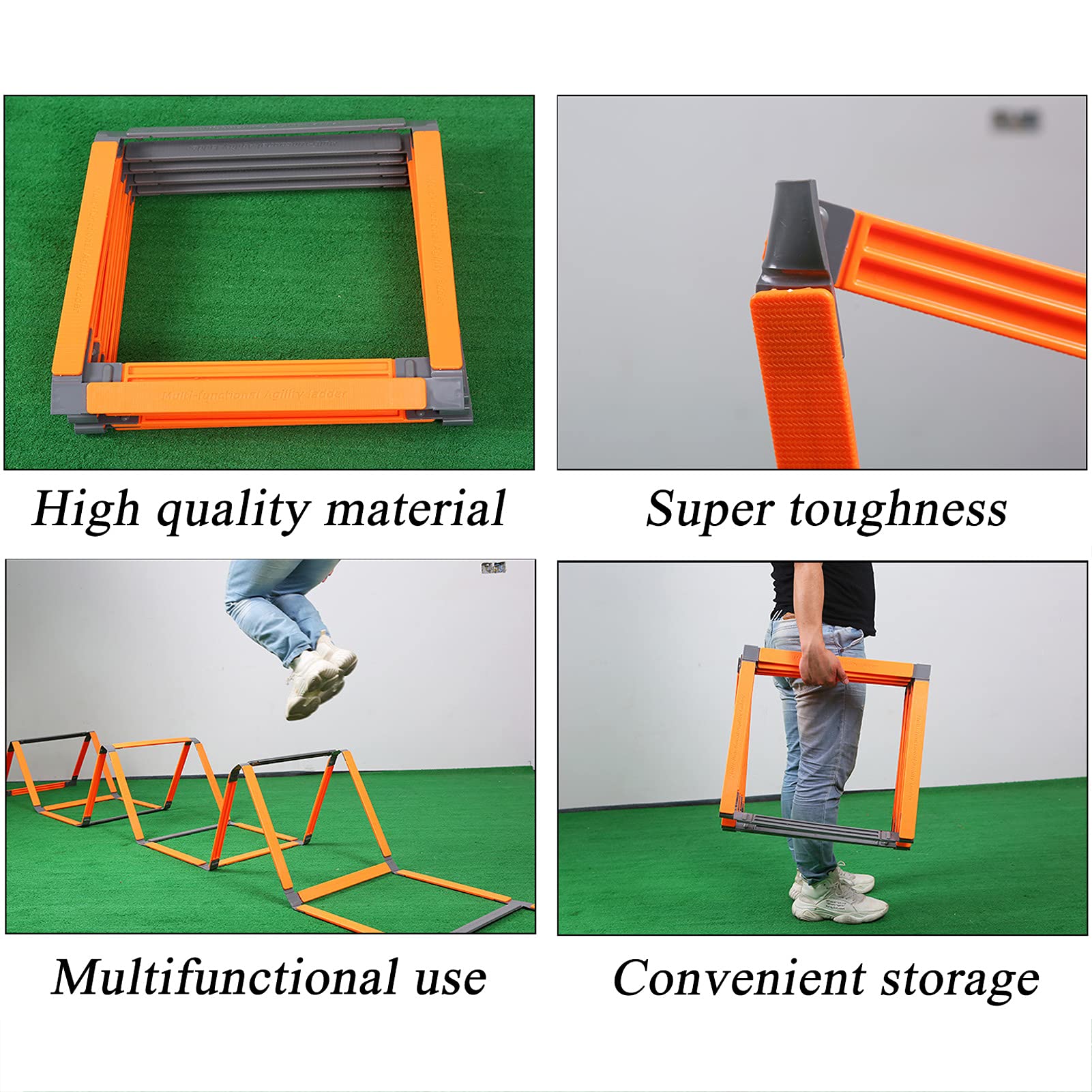 Scala di agilità Scala Fissa per L'allenamento Dell'agilità, Scala per La velocità della Scala Sportiva per Il Calcio, Attrezzatura per Il Fitness per La Palestra di Casa, per Il Rugby/Boxe/Lacrosse
