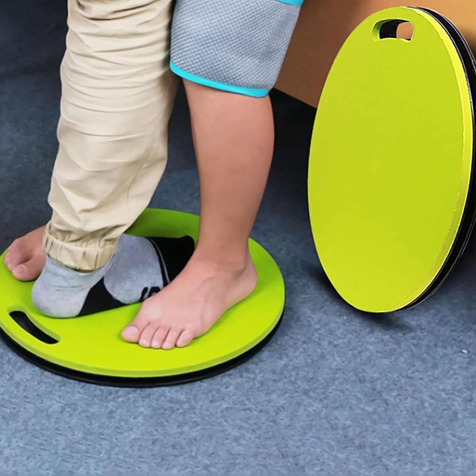 Tabla de Transferencia, dispositivo de movilidad para estar de pie, disco giratorio de 360º antideslizante con asa, para ayudar a los pacientes de edad avanzada y con discapacidad
