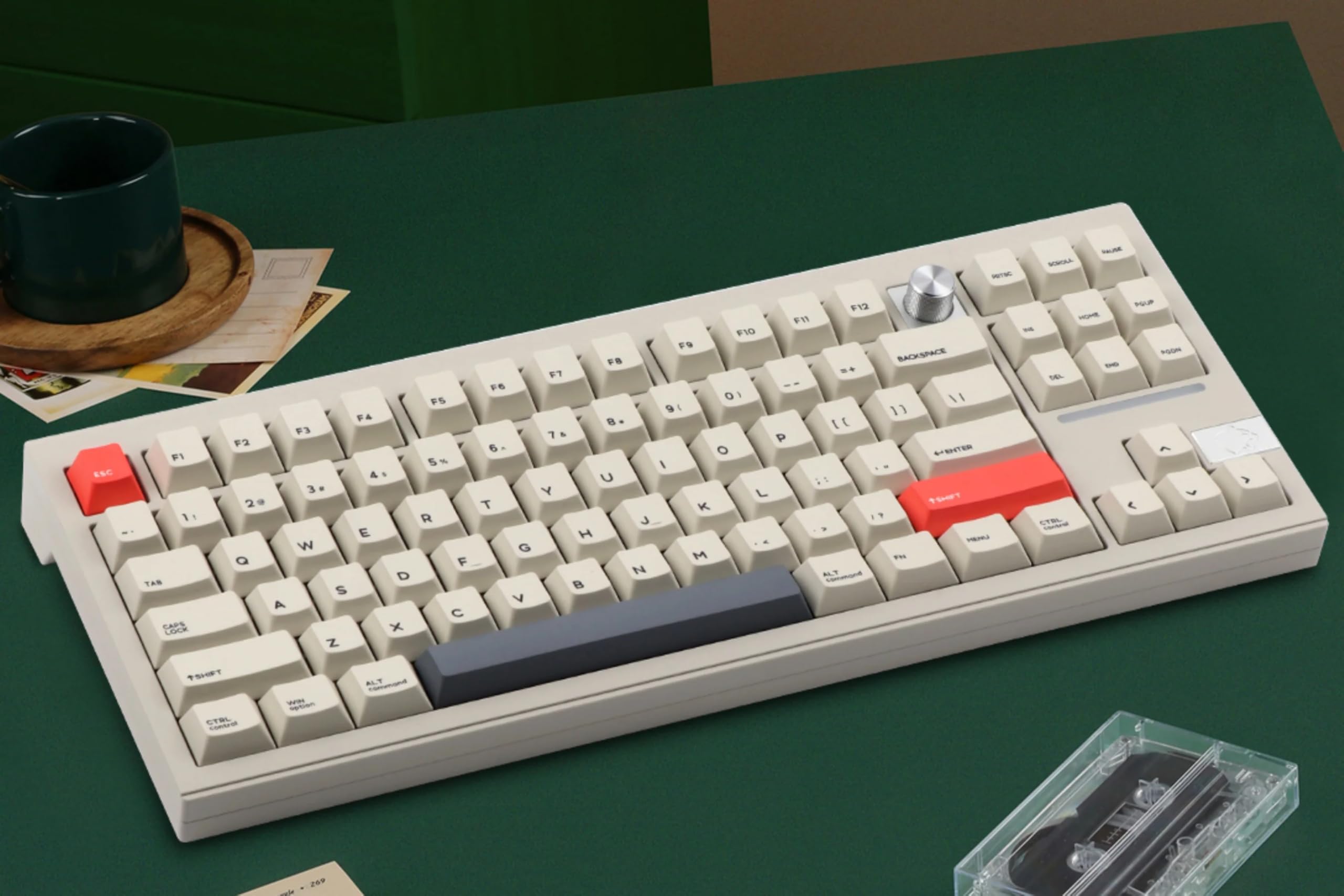 Amazon | CIDOO V87 メカニカルキーボード | トリプルモード