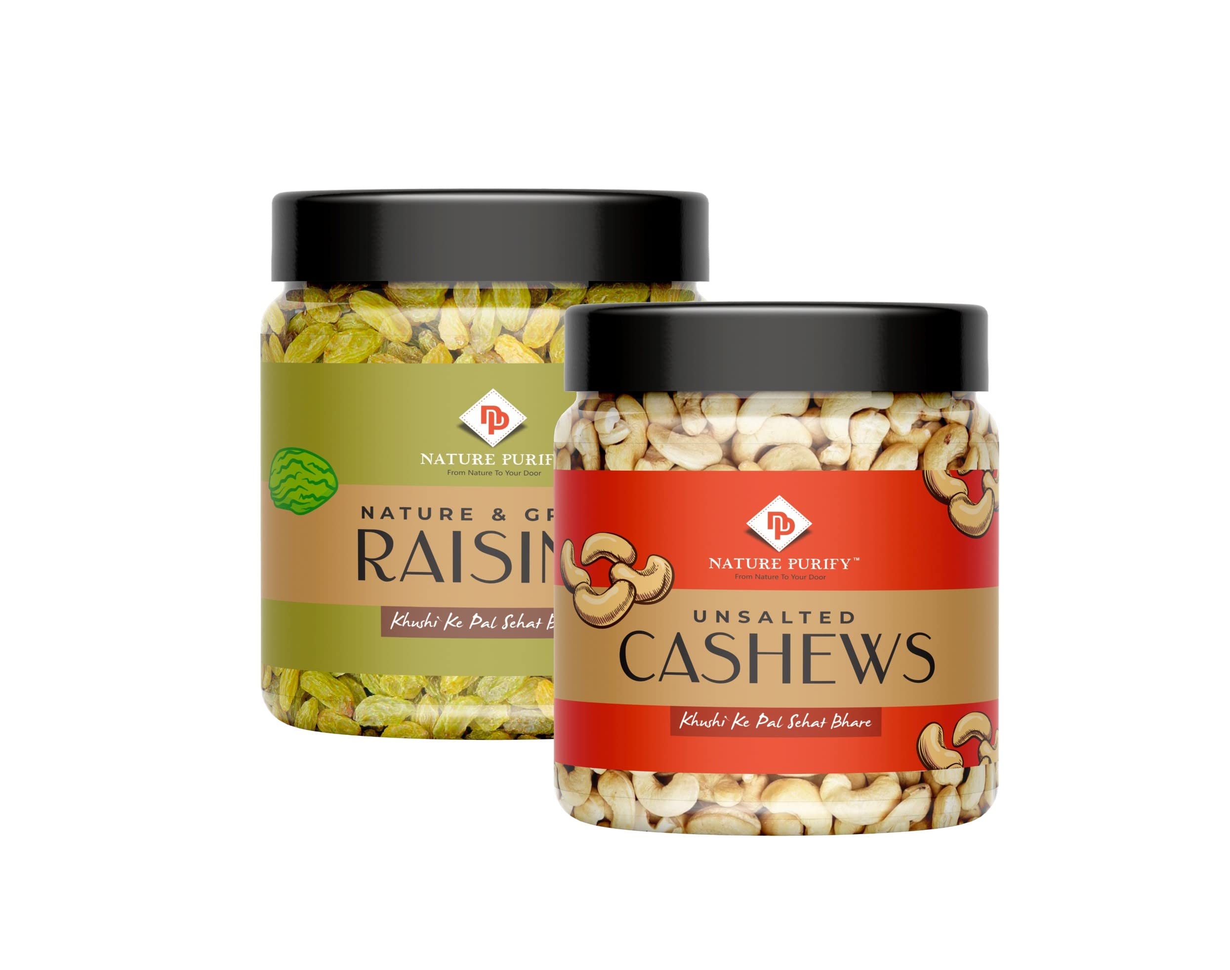 Nature Purify Dry Fruits Combo Raisins + Cashew Premium Nutritious Nuts | Healthy Kishmish, Delicious And Crunchy Kaju - 250Gm Each (Pack Of 2), Fresh (B09SQFLM94) Amazon Price History, Amazon Price Tracker
