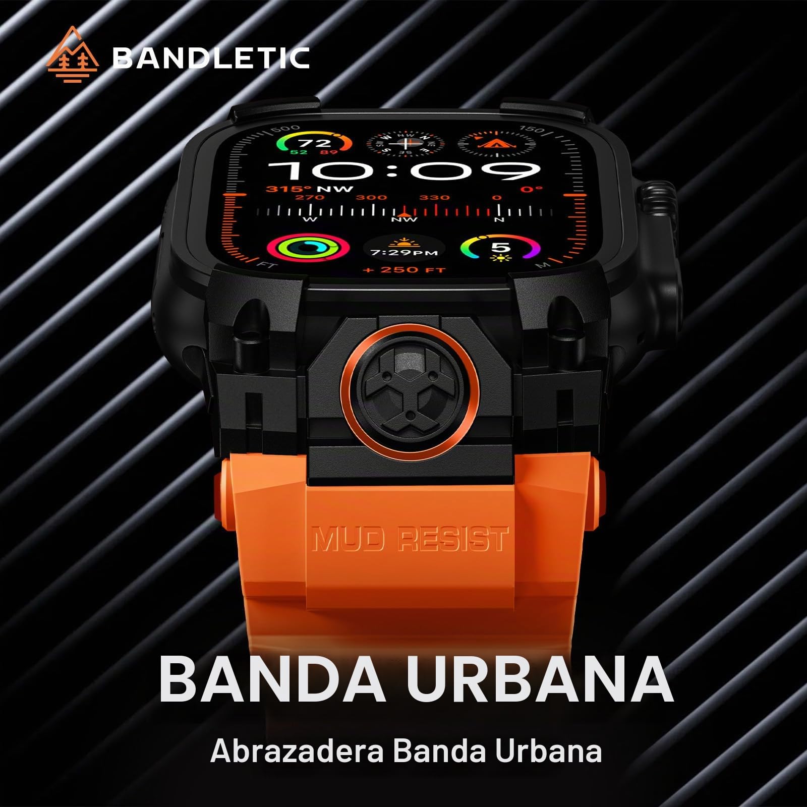 Bandletic Compatible con Correa Apple Watch Ultra 3/Ultra 2/Ultra 49mm
