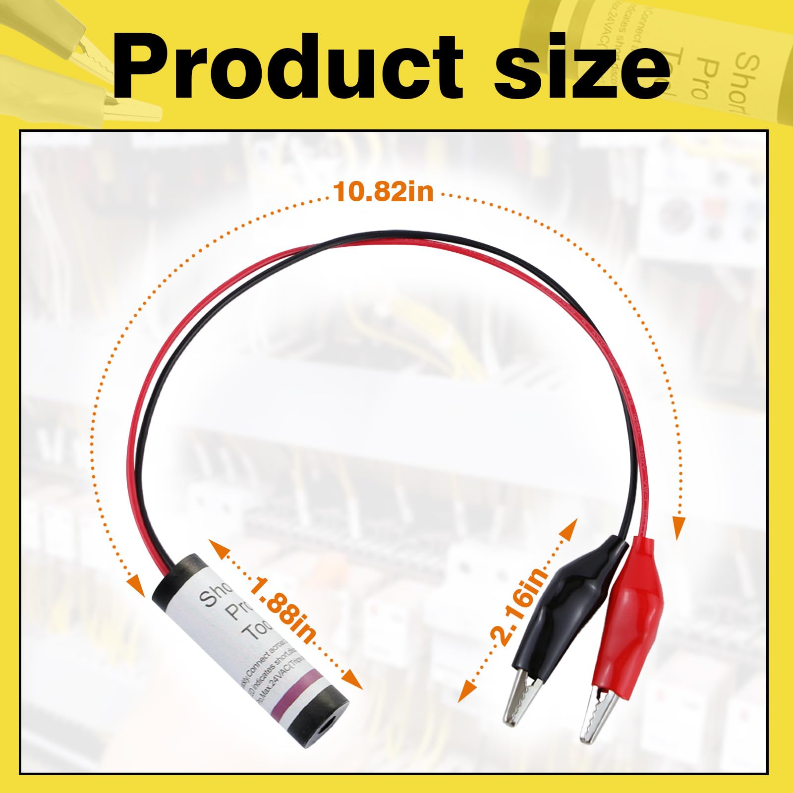 Short Pro Tool – 24 V AC tester zwarć do szybkiego lokalizowania zwarć w ochraniaczu bezpieczników CVC, tester krótkoobwodowy, zestaw bezpieczników z możliwością resetowania w zestawie