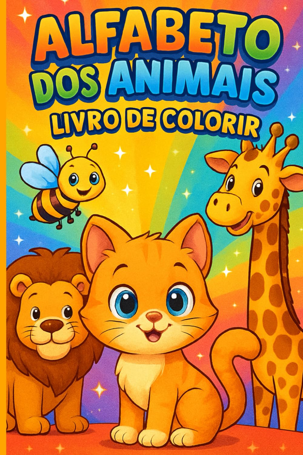 Alfabeto dos Animais: Livro de Colorir