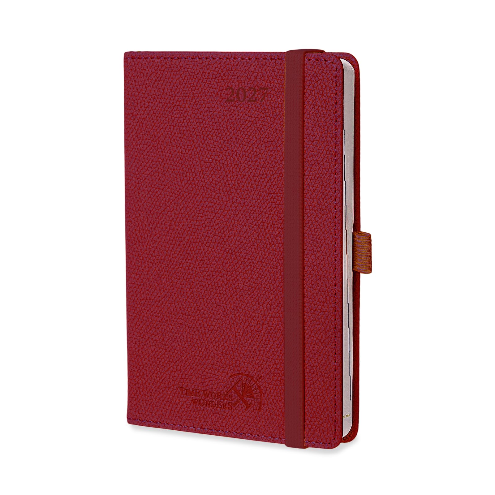 POPRUN 2027 Pocket Diary A6 Week View Diary Small Weekly Planner Hardback — image 1