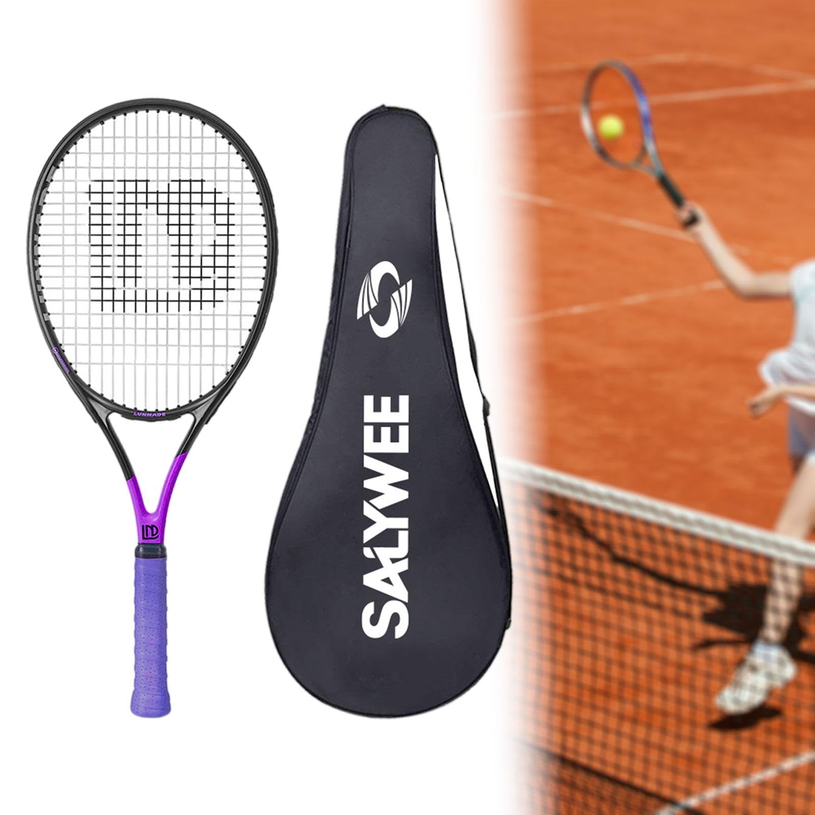 Racchetta per Allenamento Individuale di Tennis, Modello in Fibra di Carbonio per Uso Domestico.