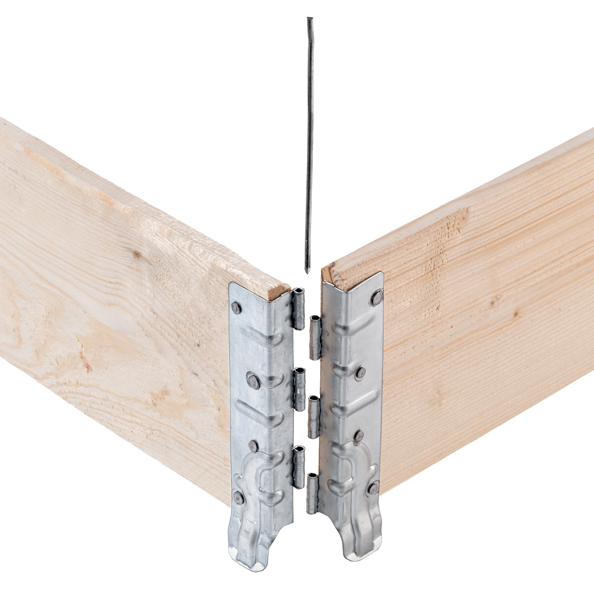 KADAX Marco de madera para palés apilable, marco de madera para jardín, bancal alto, jardinera, jardinera, bancal de verduras, bancal de hierbas (juego de 2 unidades de 120 x 80 x 22,5 cm)