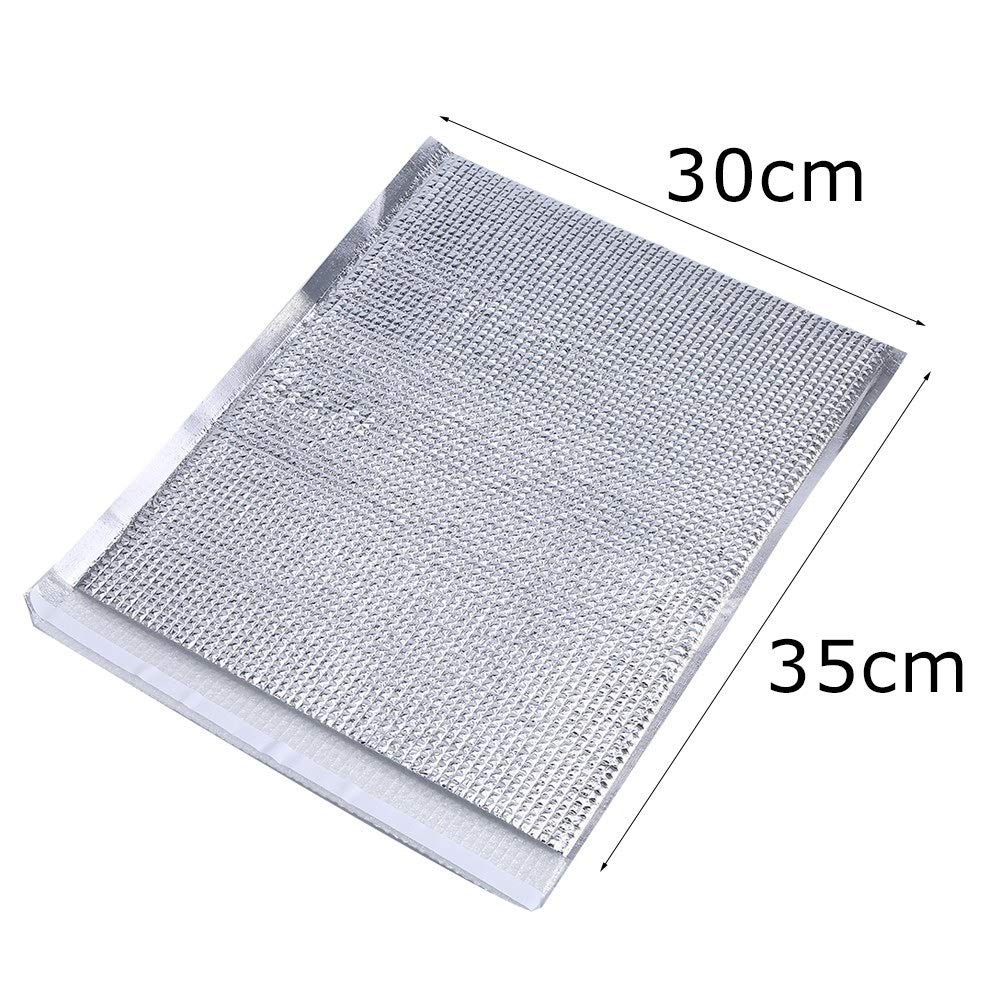 Sacchetti isolanti riutilizzabili, autosigillanti, 4 tipi, set da 10 pezzi, pellicola di alluminio usa e getta, sacchetto isolato per alimenti, refrigeratore termico,