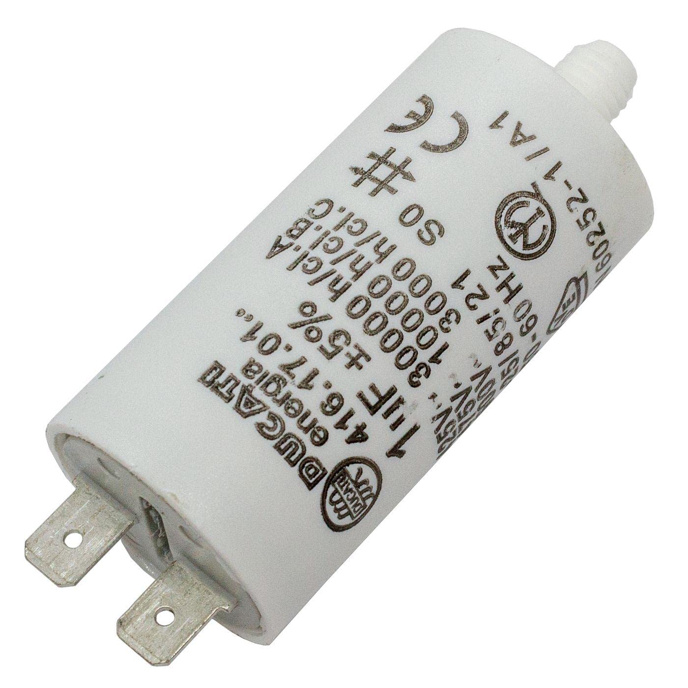 Condensatore Di Avviamento Ducati 20µF 400V 40x70mm Con Cavo 35cm - Per Motori - Foto 2