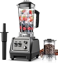 1800W Smoothie Blender and Grinder Combo 70OZ Large Capacity Countertop ...