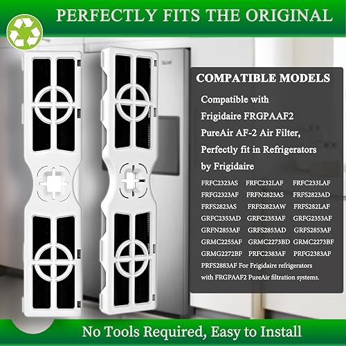 Miniatura 3 de FRGPAAF2 PureAir AF-2 Filtro de aire compatible con Frigidaire FRGPAAF2 PureAir AF-2, filtro de aire para FRFC2323AS, FRFC232LAF, FRFC233LAF,