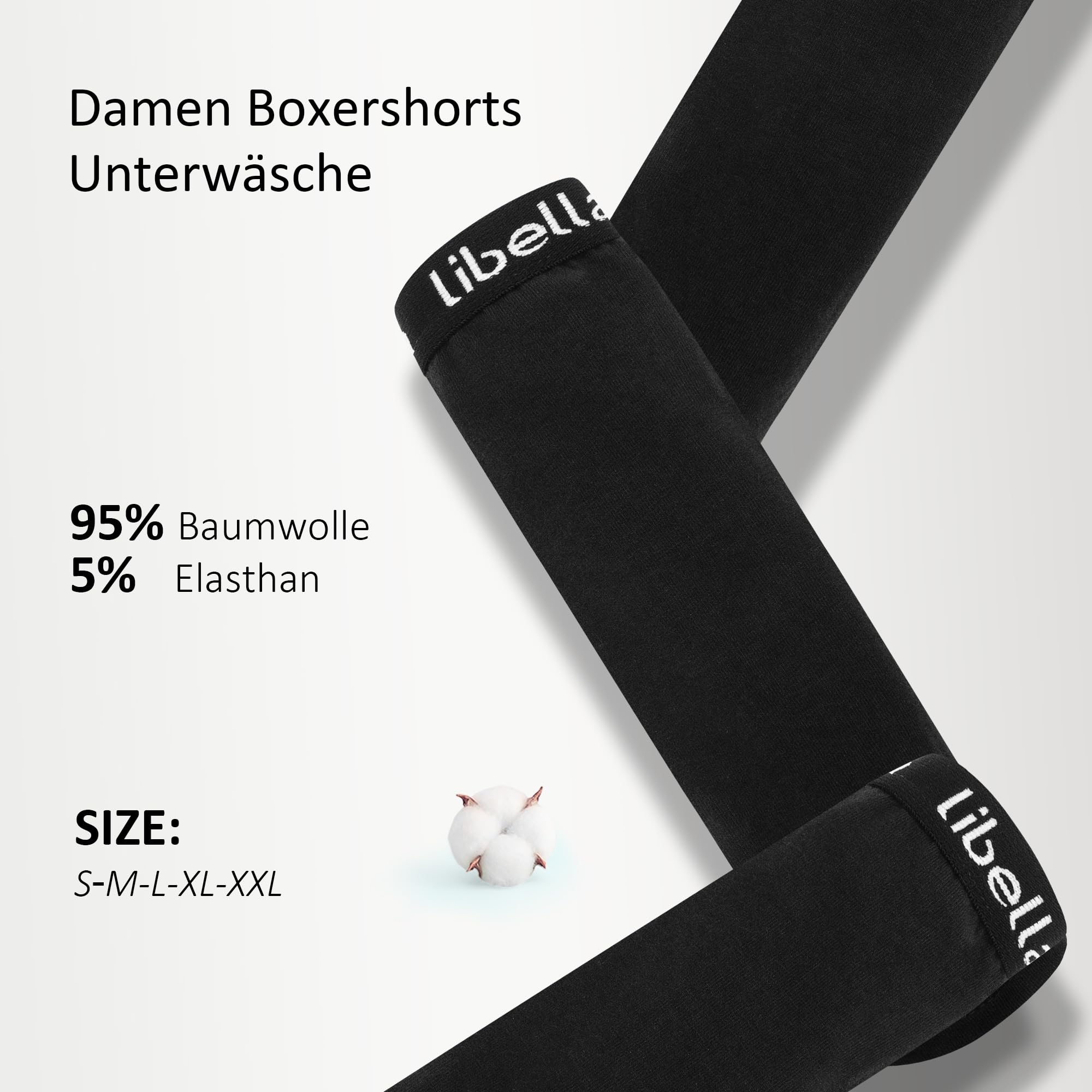Boxershorts Damen Baumwolle,Hipster Panties Damen Unterhosen Damen Panty aus 100% Baumwoll Schritt,Atmungsaktiv Boxershorts Unterwäsche Frauen Hotpants Damen 6er Pack 3429