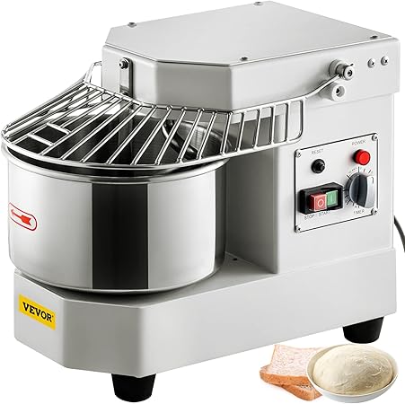 VEVOR Commercial Food Mixer, 8.5Qt Capacity, 450W Dual Rotating Dough