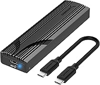Vista 8 de SABRENT Rocket RGB NVMe y SATA M.2 SSD - Funda USB C 20Gbps sin herramientas, USB 3.2 Gen 2x2, Trim, UASP, RGB LED, compatible