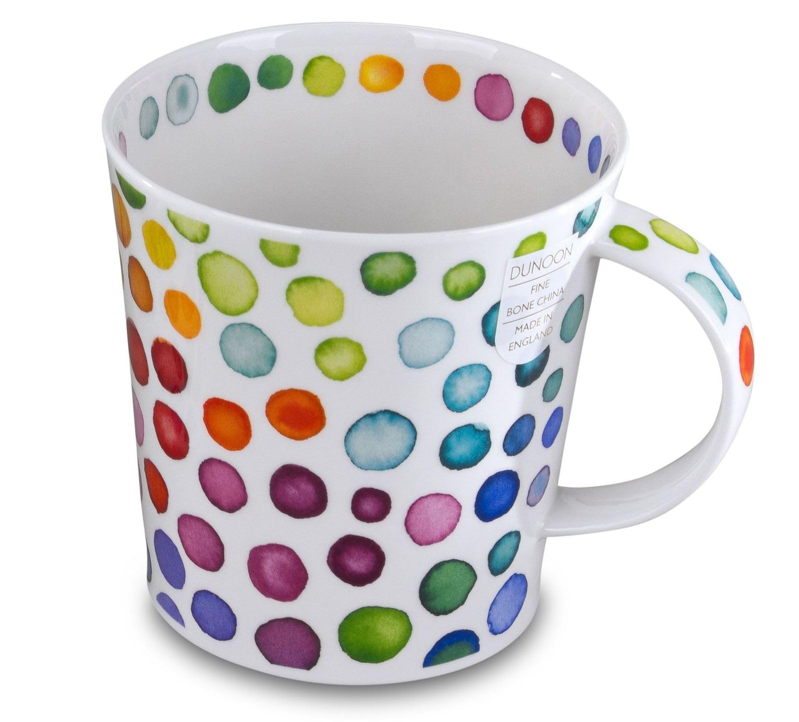Dunoon Céramique Ronde Tasse de 480 ml Fantaisie Pois Cairngorm Bessey Hot Spots