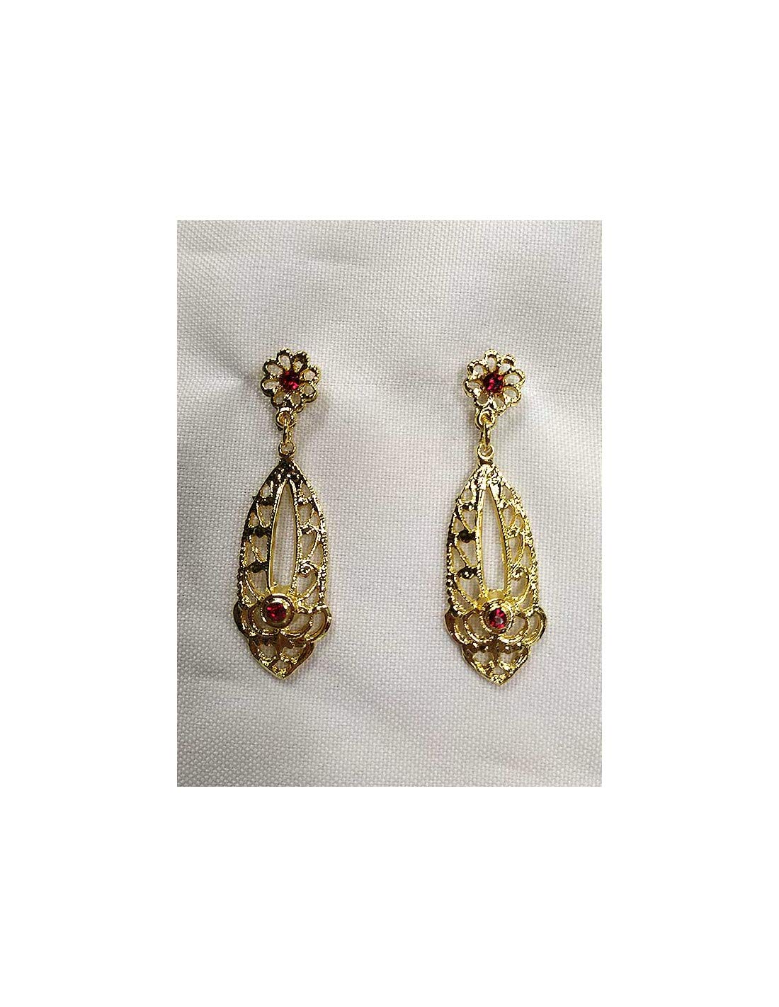 DISBACANAL Pendientes regionales dorados 15790