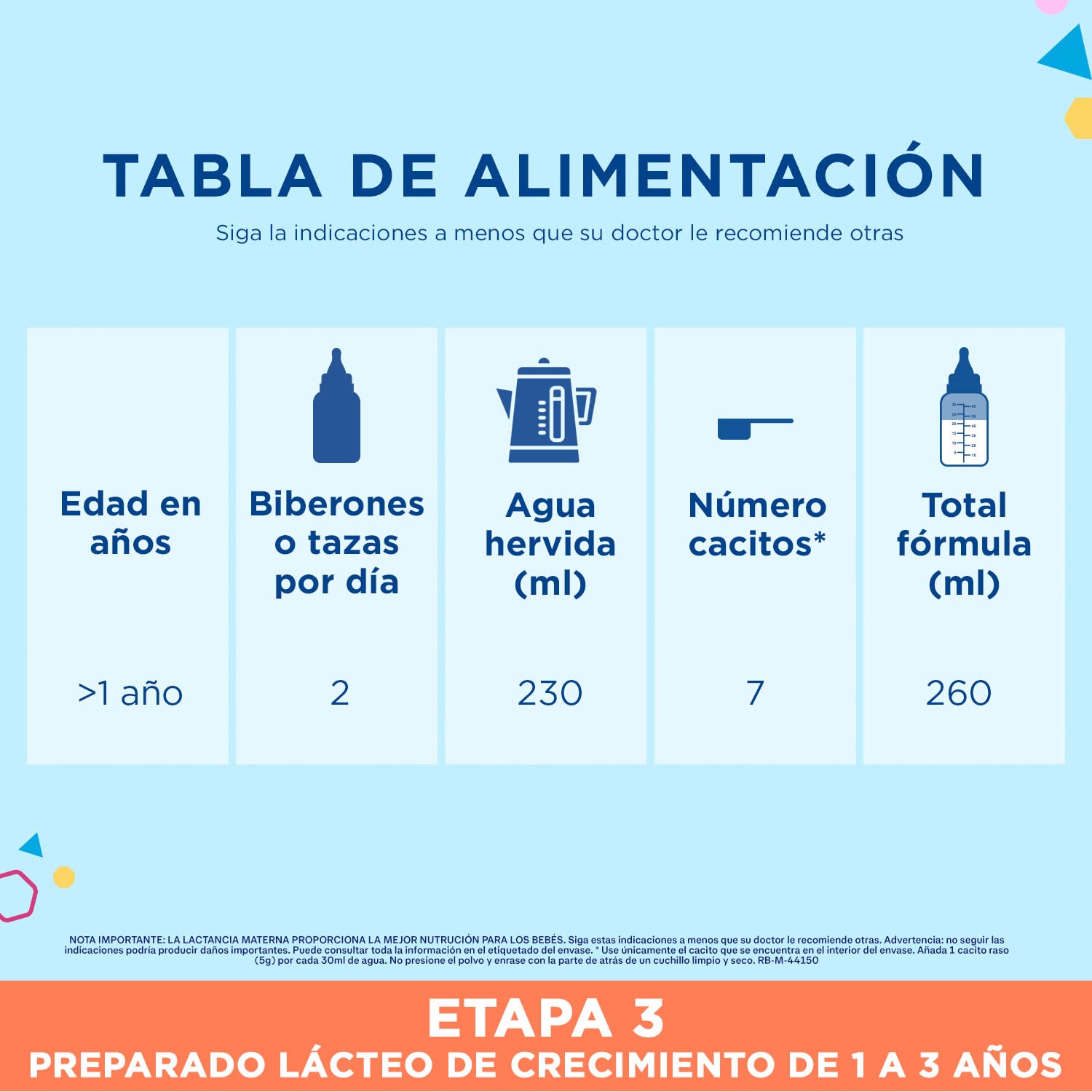 Enfamil Complete 3 Leche de Crecimiento en Polvo, desde los 12 Meses, 1 x 800g (Paquete de 4)