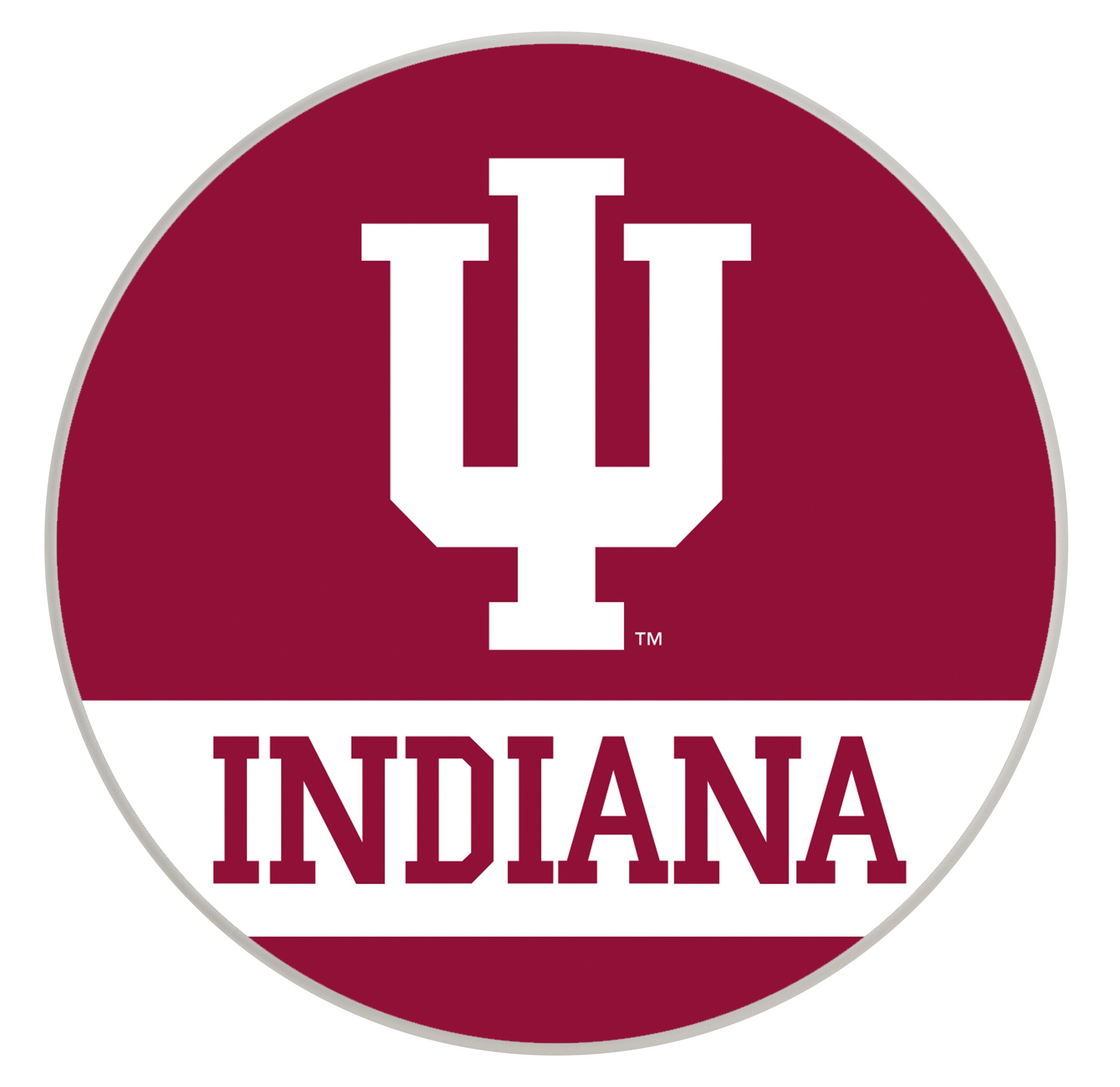 Indiana Hoosiers Paper Coaster 4 Pack Officially Licensed Collegiate Product
