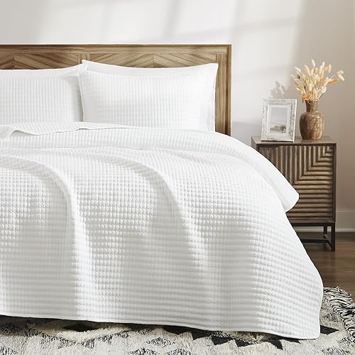 Miniatura 8 de WRENSONGE - Juego de edredón de 3 piezas, suave y ligero, con 2 fundas de almohada, para todas las estaciones y el verano y adecuado para cama y