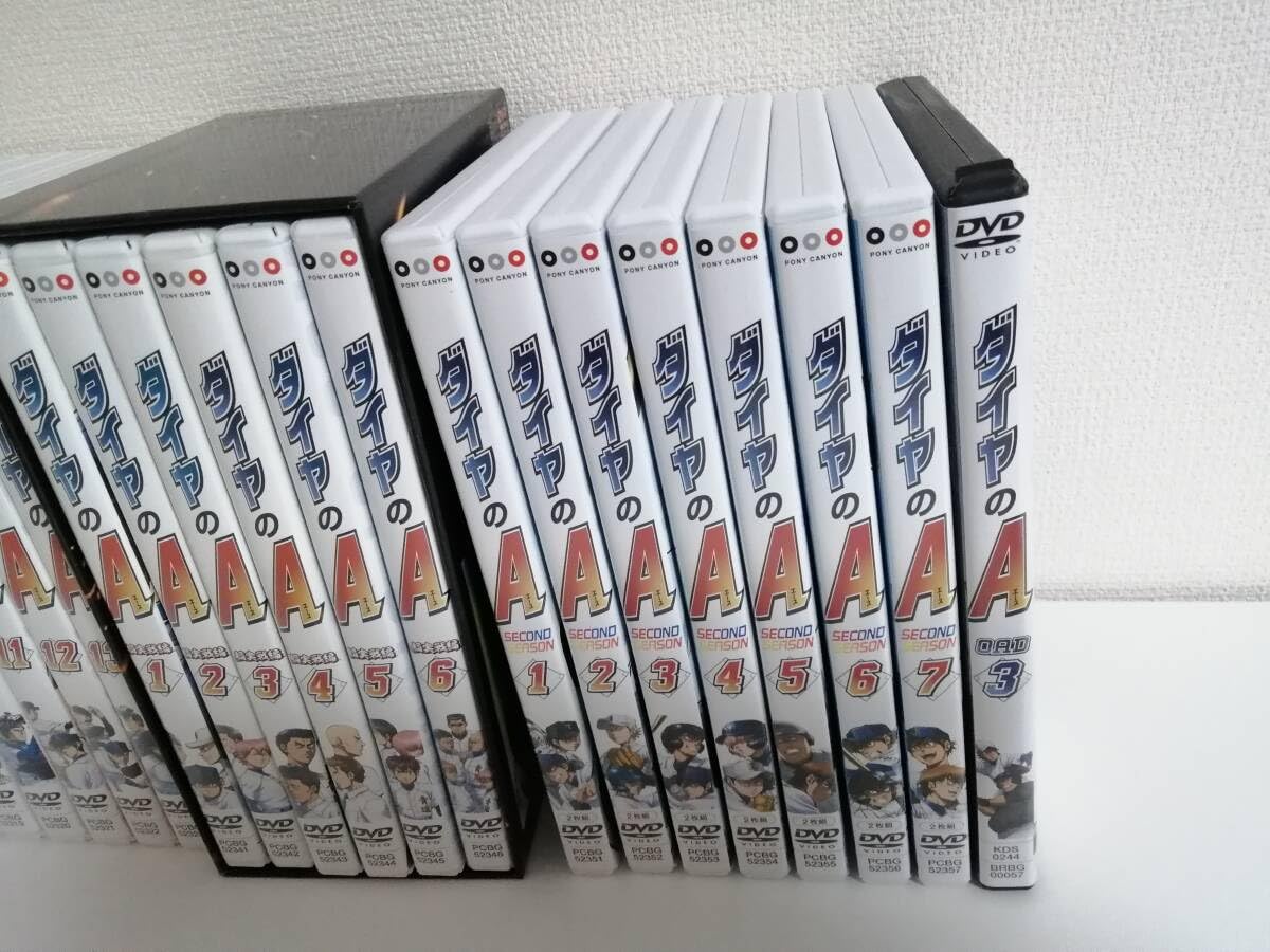ダイヤのA +稲実戦編+セカンドシーズン　DVD　全26巻セット（欠品有＋BOX Amazon.co.jp: ダイヤのA+稲実戦編+セカンドシーズン DVD 全26巻セット