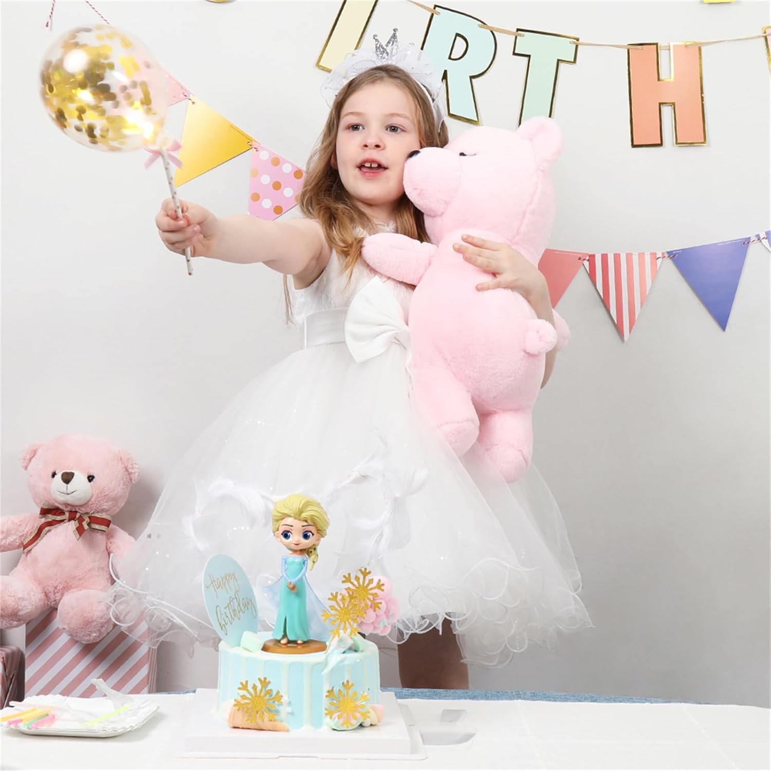 Tezituor Koala Bear Stuffed Animal,20 Inch Pink Koala Plush Toy Hugging Pillow Stuffed Bear Plushies Birthday Gifts for Girls Boys