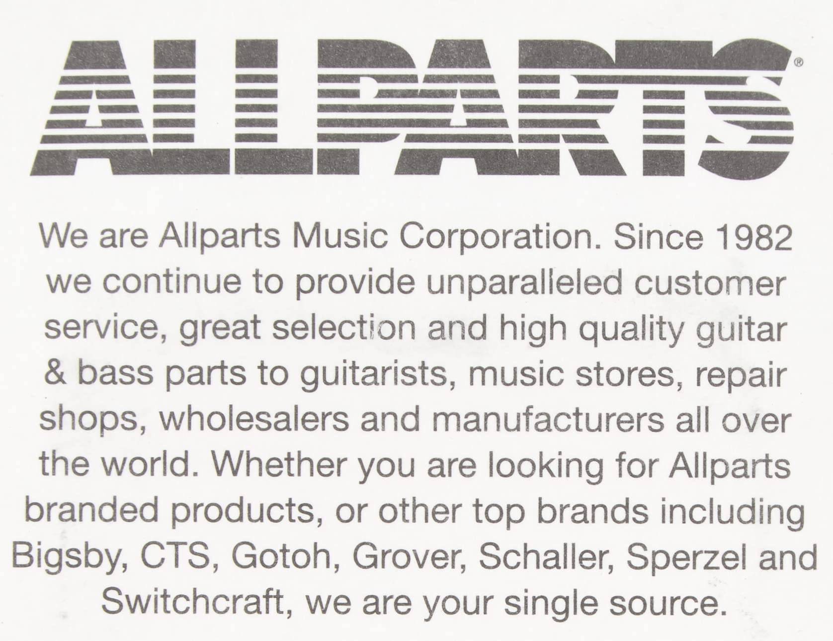 Allparts EP-0086-000 CTS potencjometr (Poti, 500 K, logarytyczny)