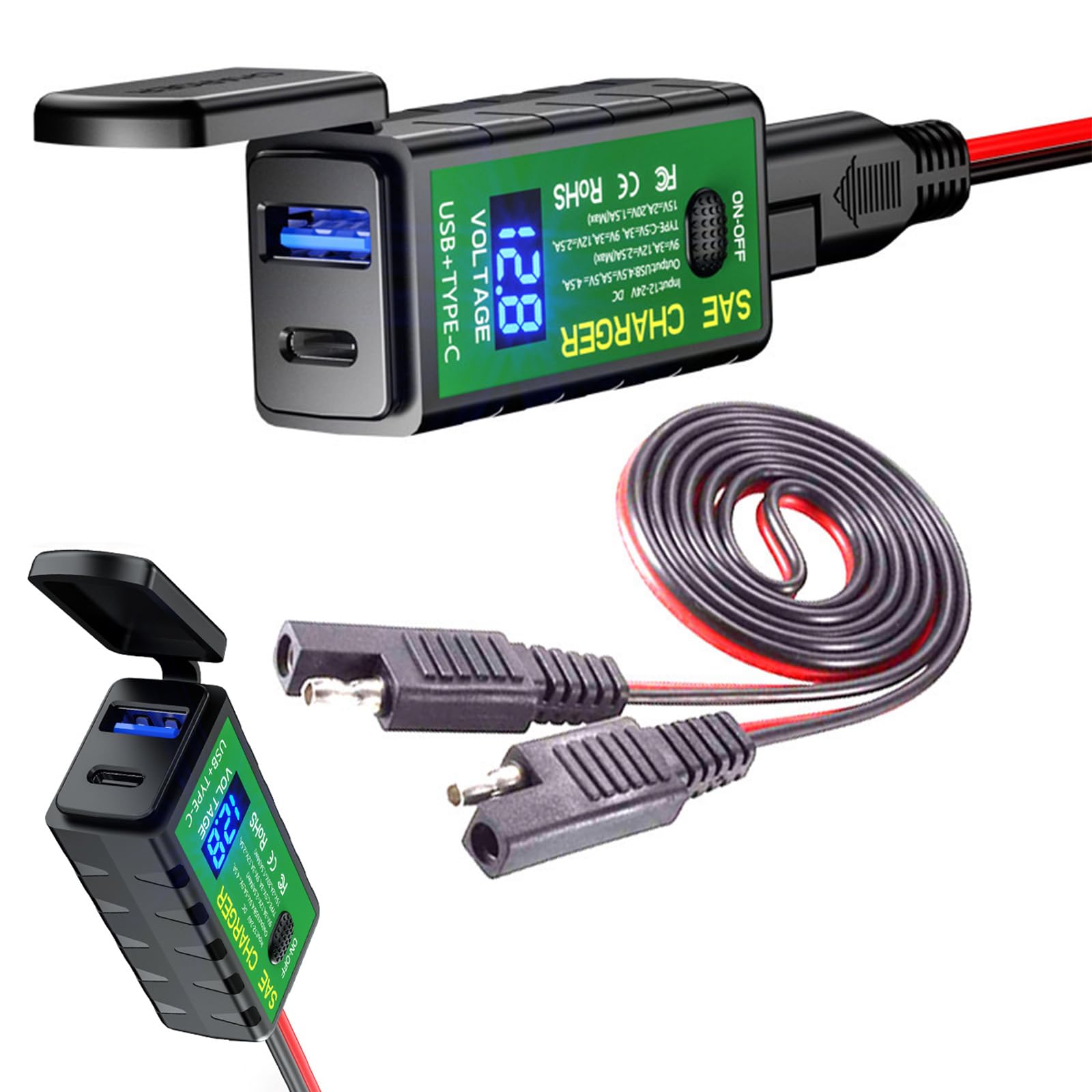  モトラッド　　USBチャージャー Amazon.com: PYJCFHXGN Motorcycle USB Phone Charger for BMW