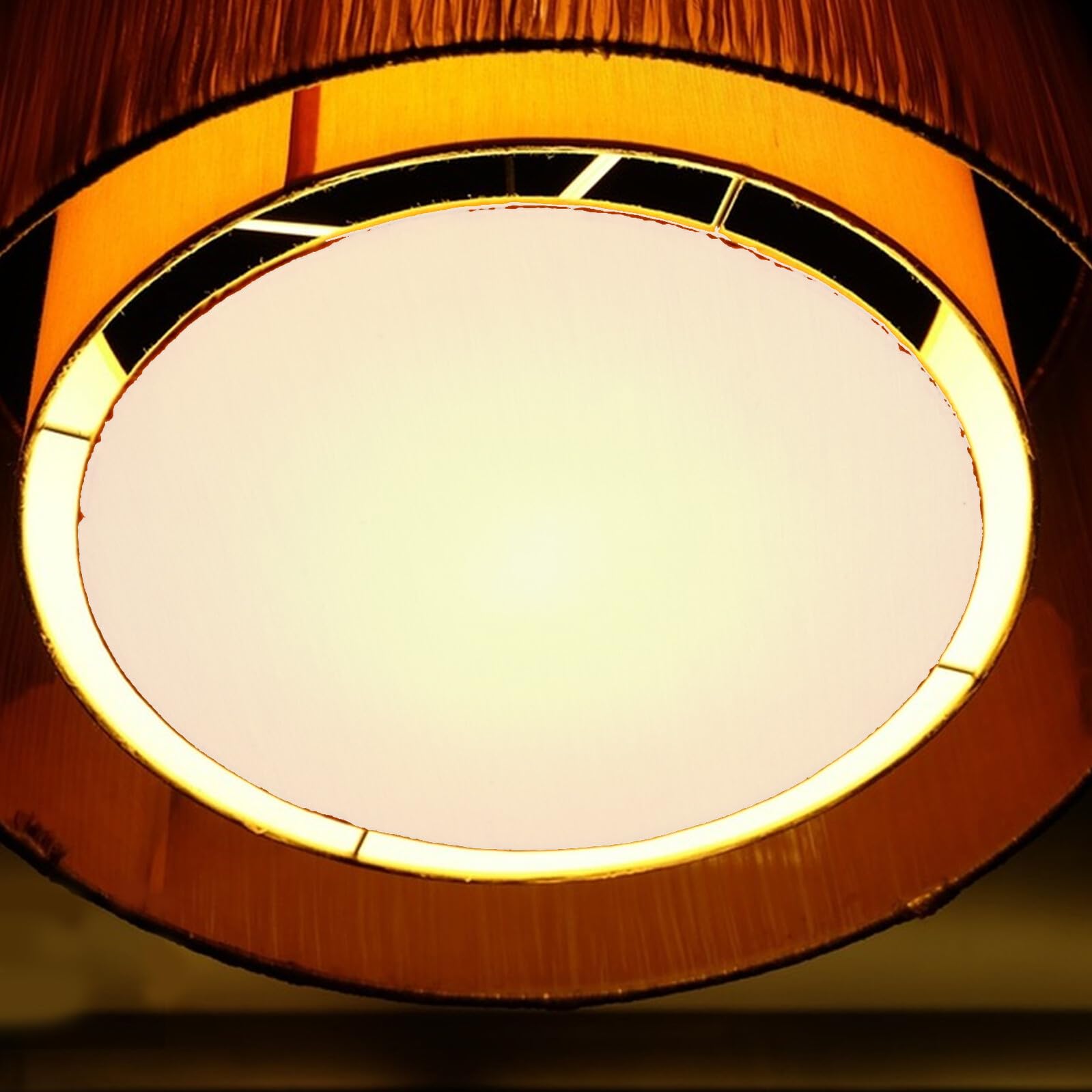 Disco Diffusore Luce Rotondo Acrilico 34,5 CM Spessore 1 MM per Lampada Sospensione e Paralume Tamburo, Diffusore Anti-Abbagliamento per Lampade da Tavolo e Illuminazione Casa