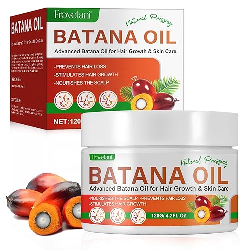 Aceite de batana para el crecimiento y reparación del cabello, 100% natural, puro, sin refinar, aceite orgánico para evitar la pérdida de cabello,