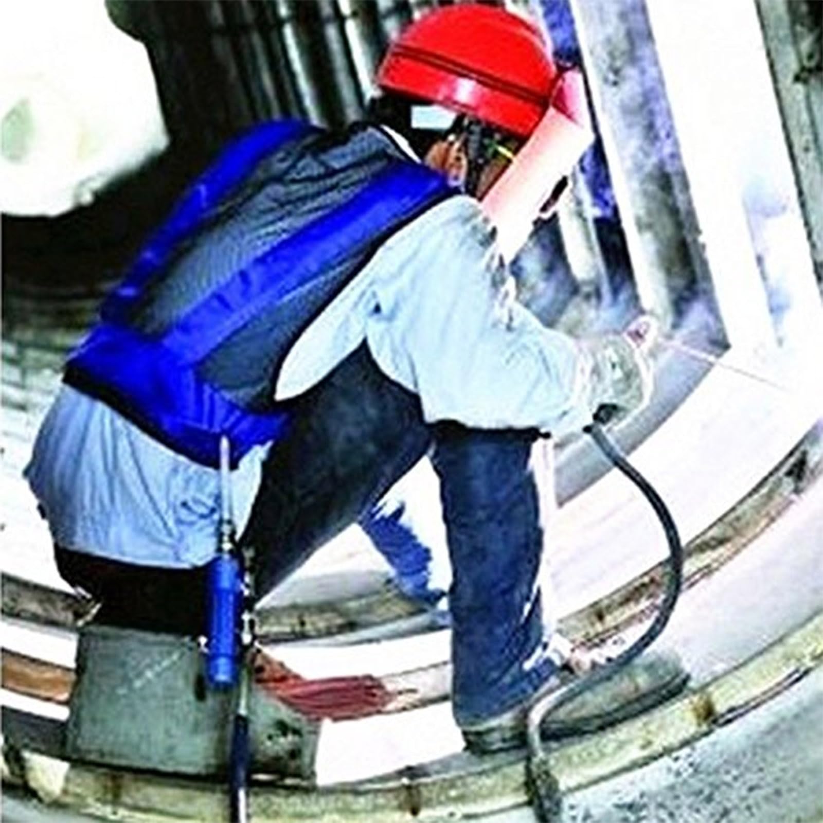 Accessoires de refroidissement à air comprimé en acier soudé pour la sécurité industrielle sur le chantier, équipement léger résistant à la chaleur, gilet pour systèmes de pression d'air de soudage