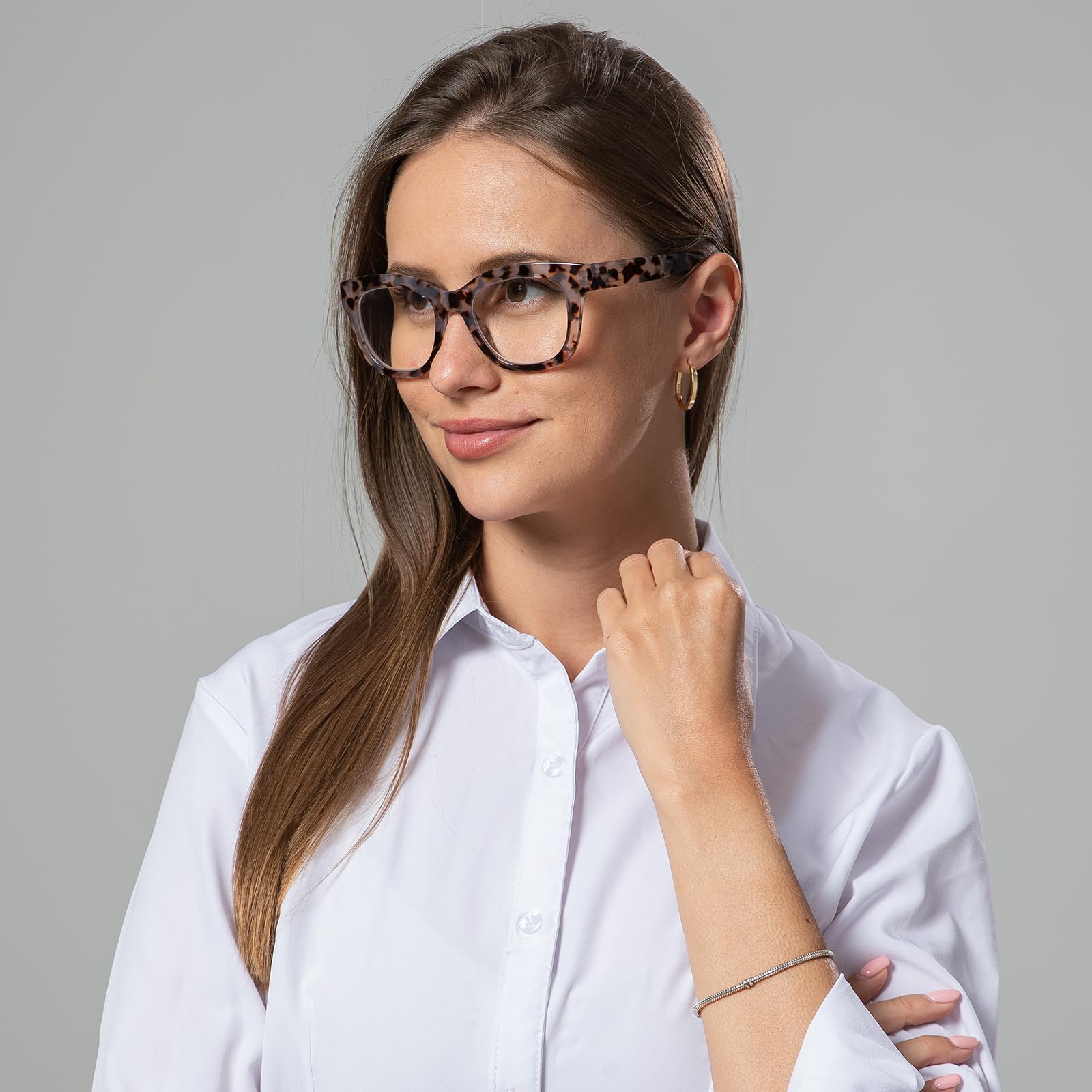 DXYXYO Blue Light Reading Glasses 2.0 for Women with Spring Hinge 3 Pack, Oversized Oprah Style Square Computer Reader