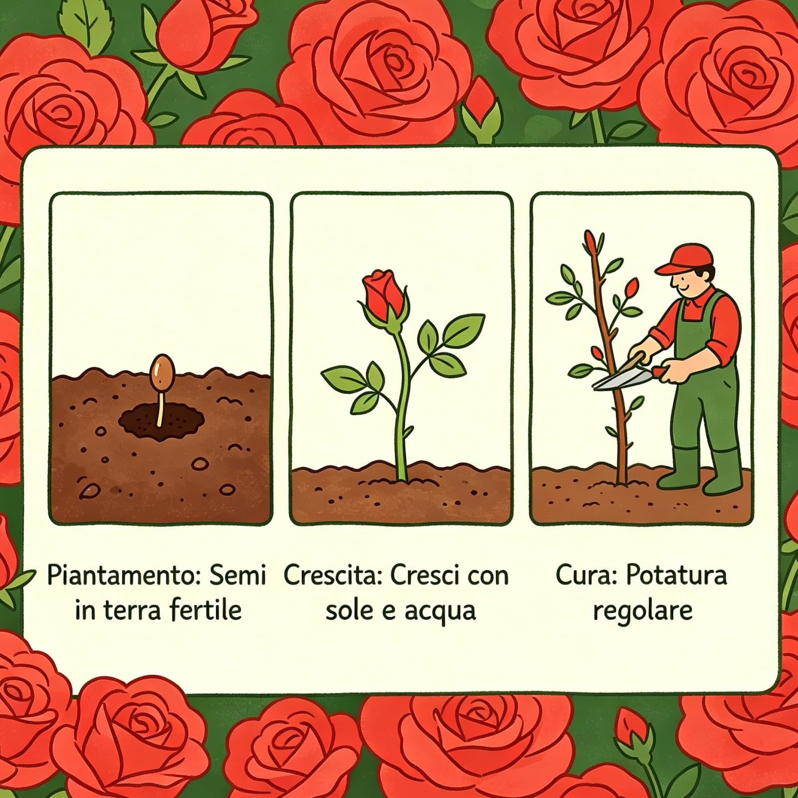 Rosa/Splendide decorazioni da giardino/Resistenti Perenne/Adatto per uso interno ed esterno/Adatta ai principianti-3Rizomi-D