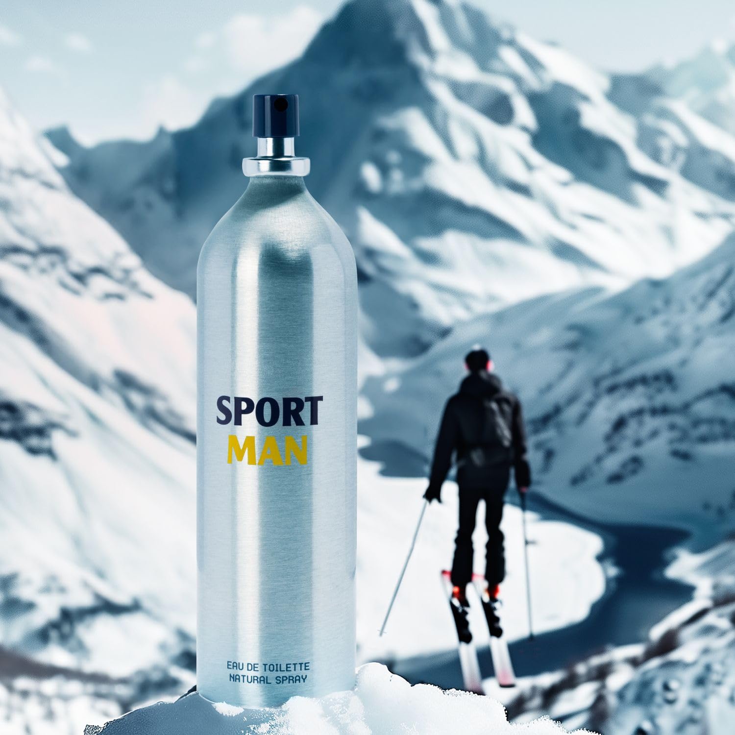 SPORTMAN - Go For It 250 ml, Colonia Hombre, Perfume Formato Spray, Eau de Toilette Natural y Masculina, Aroma Cítrico, Fragancia Fresca, Deportiva y de Larga Duración — view 6
