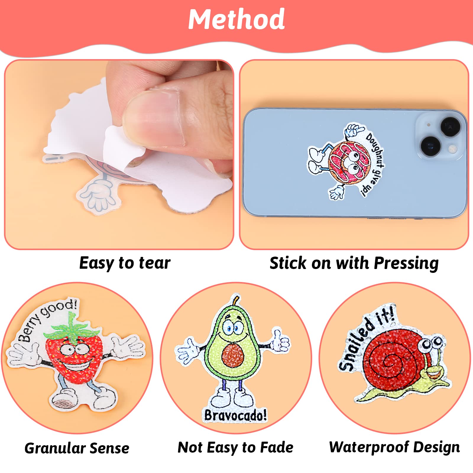 Snapklik.com : 60 PCS Anxiety Sensory Stickers Punny Motivational ...
